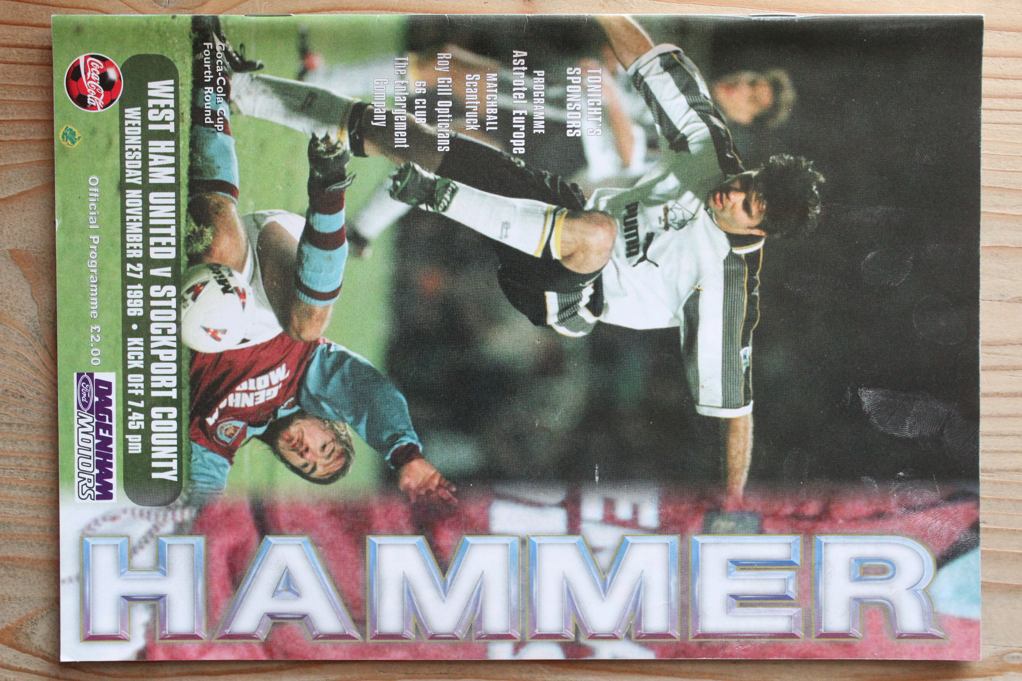West Ham United FC v Stockport County FC
