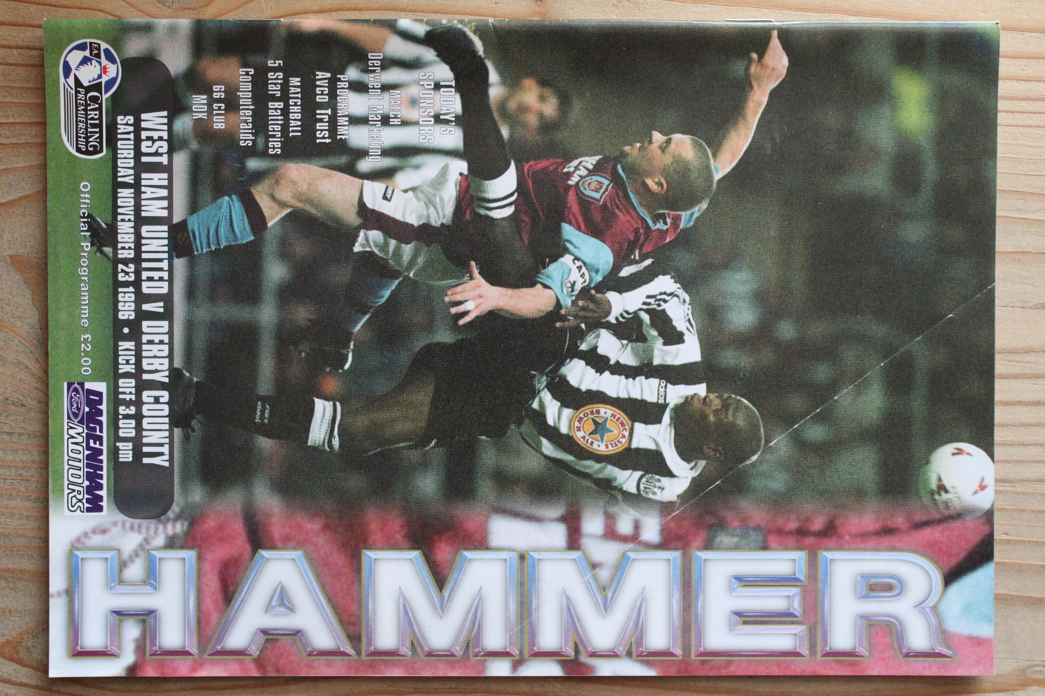 West Ham United FC v Derby County FC