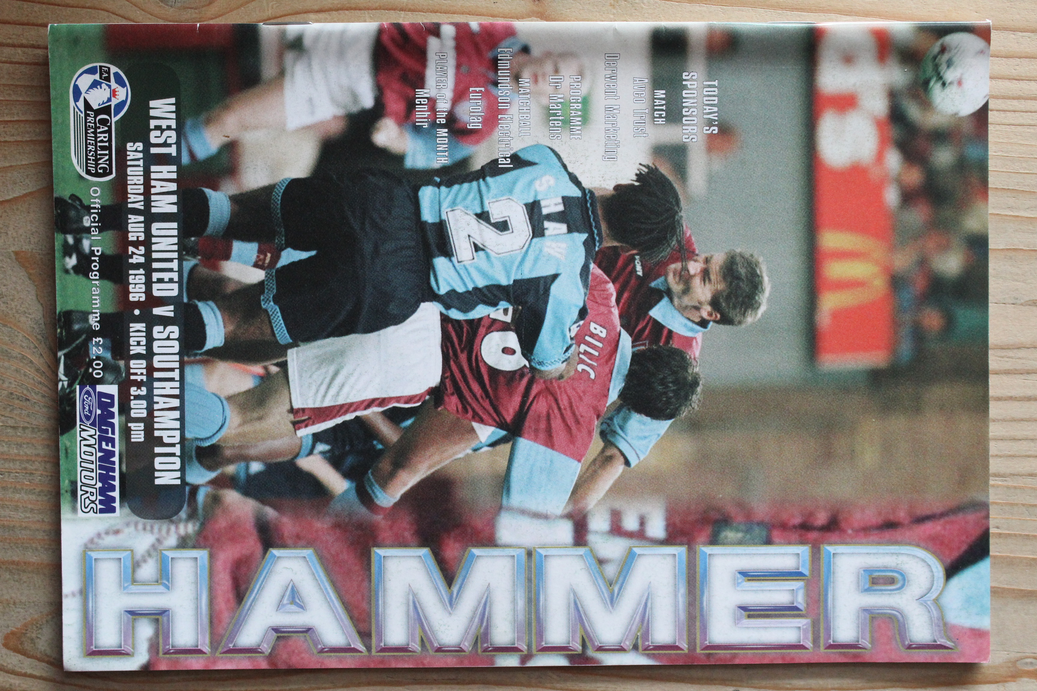 West Ham United FC v Southampton FC