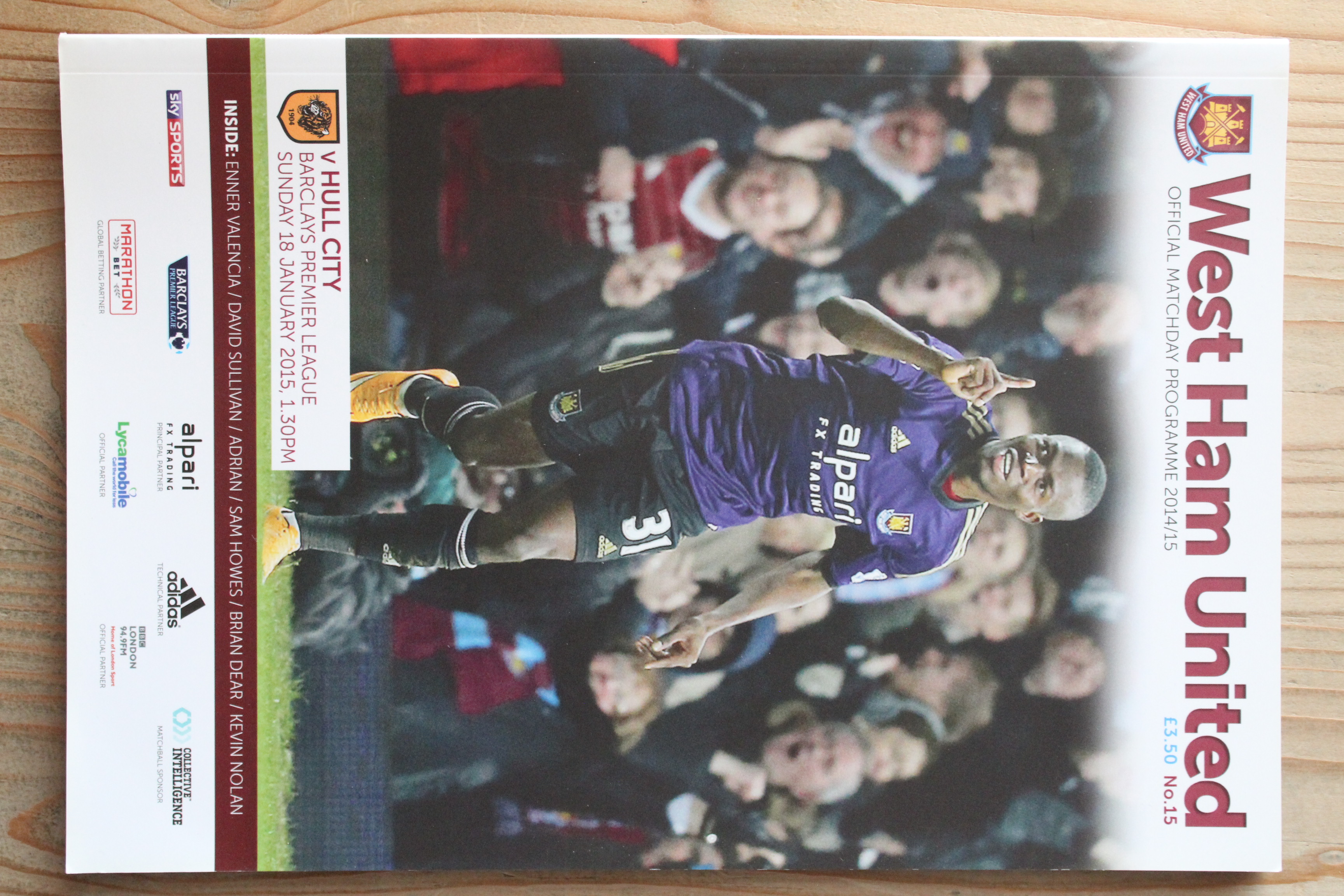 West Ham United FC v Hull City FC