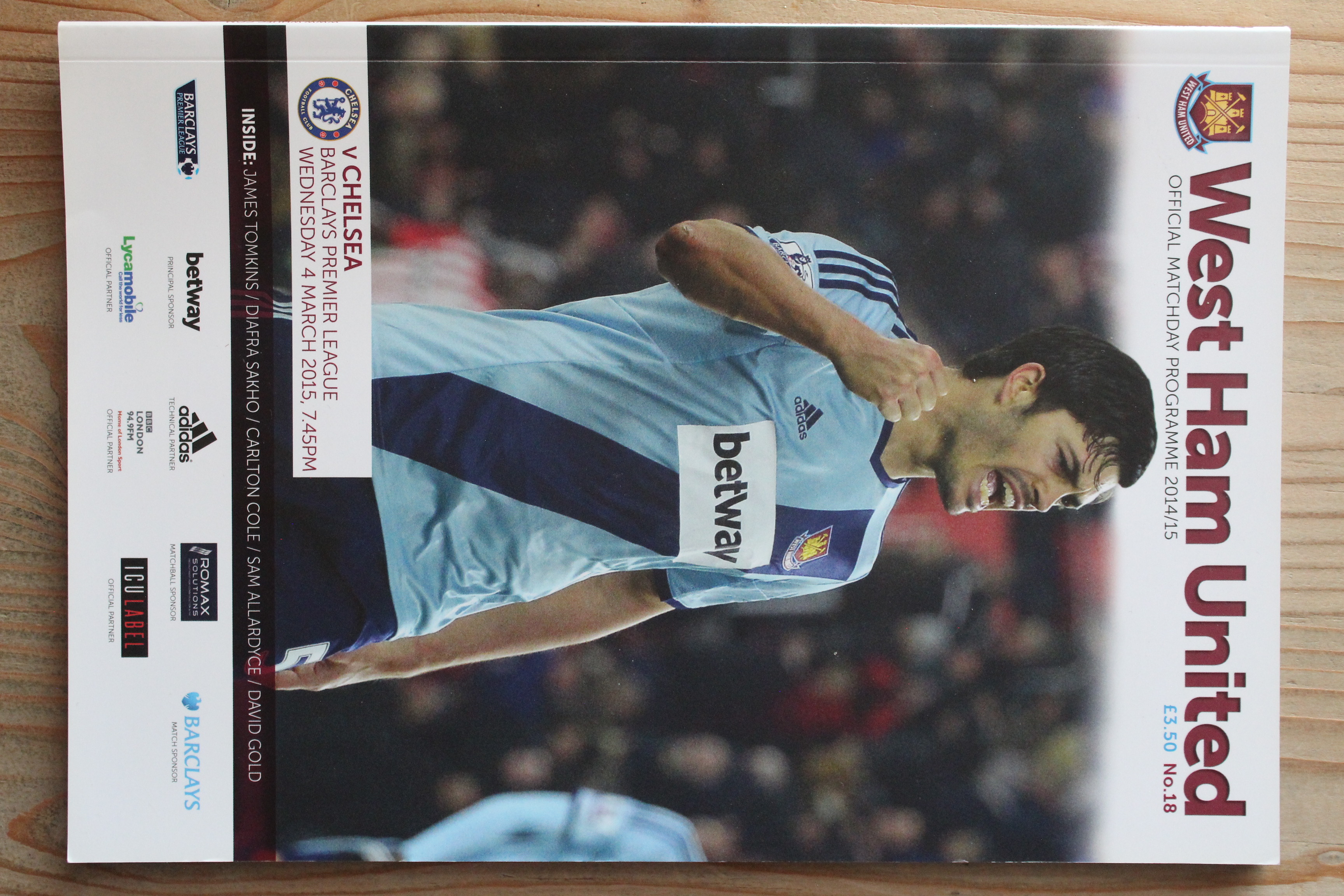 West Ham United FC v Chelsea FC