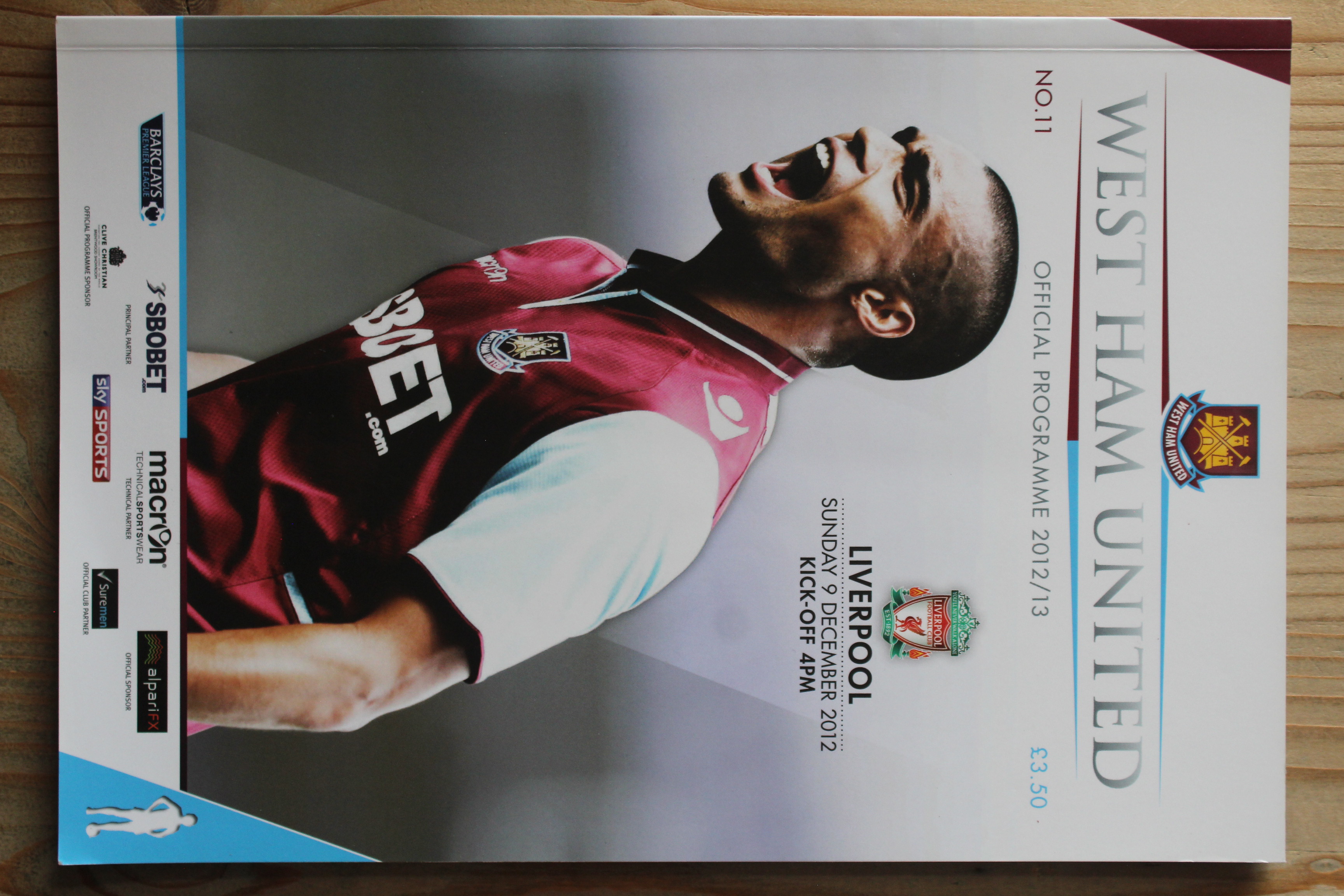 West Ham United FC v Liverpool FC