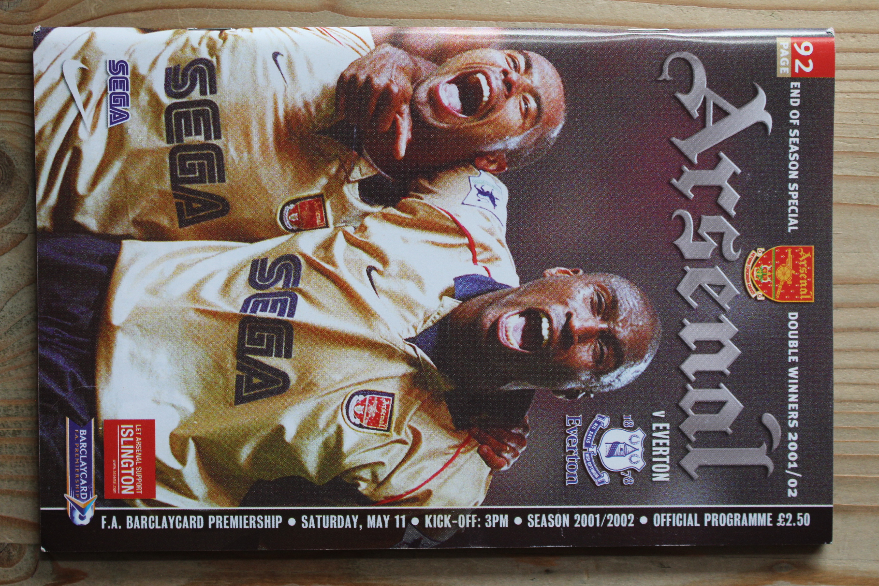 Arsenal FC v Everton FC