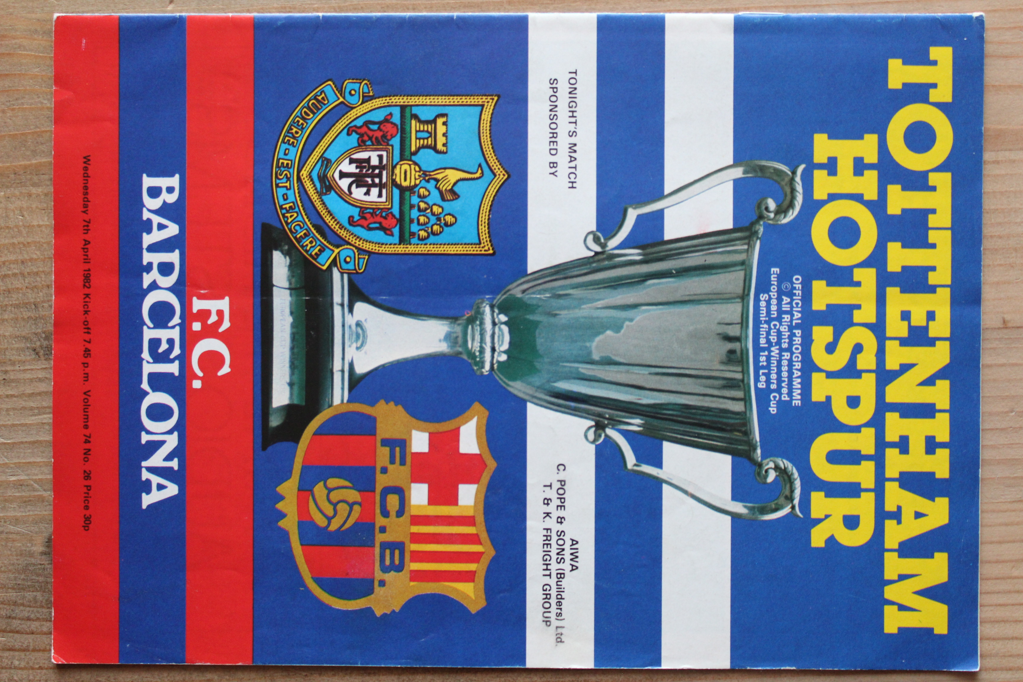 Tottenham Hotspur FC v Barcelona
