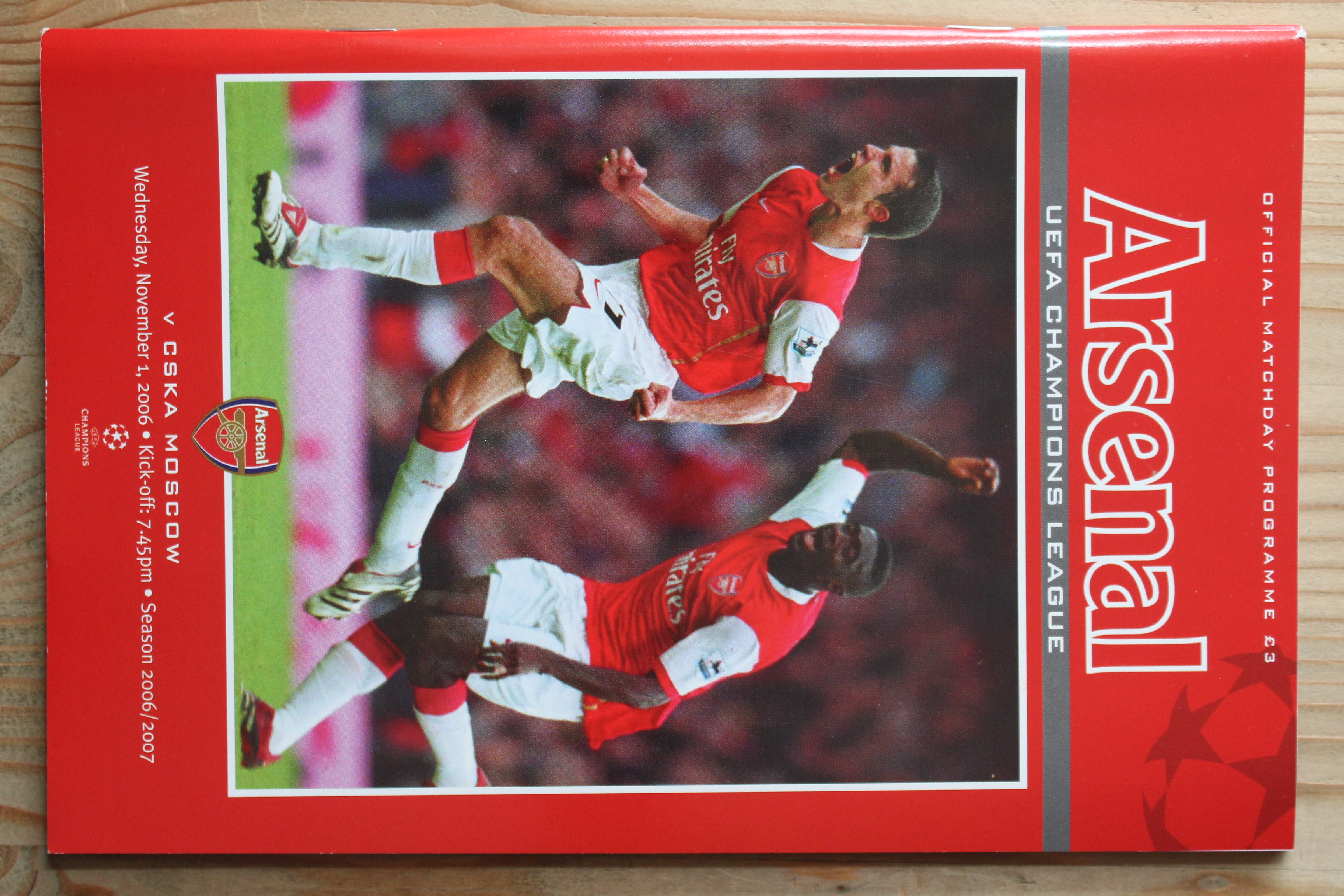 Arsenal FC v C.S.K.A Moscow
