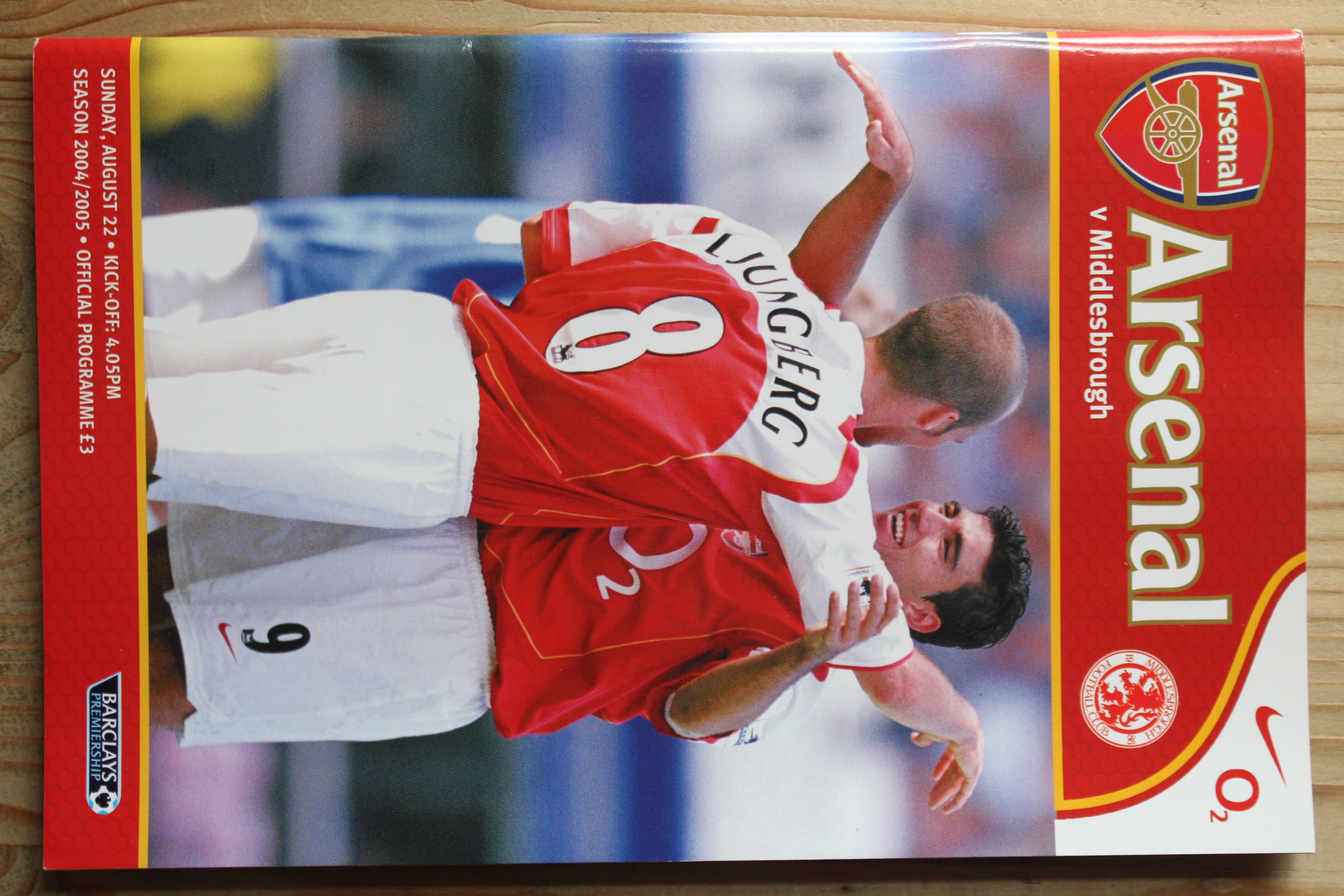 Arsenal FC v Middlesbrough FC