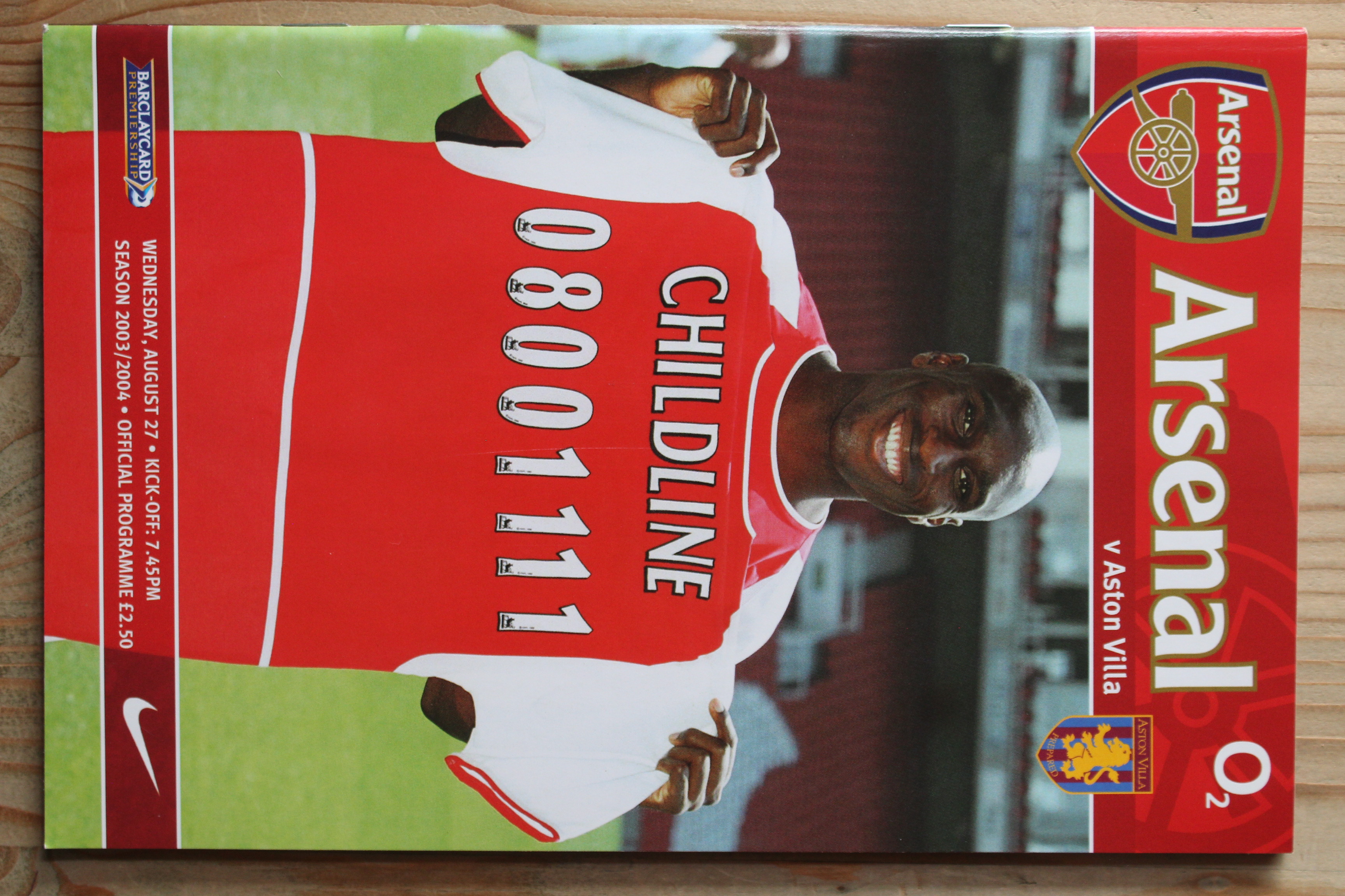 Arsenal FC v Aston Villa FC