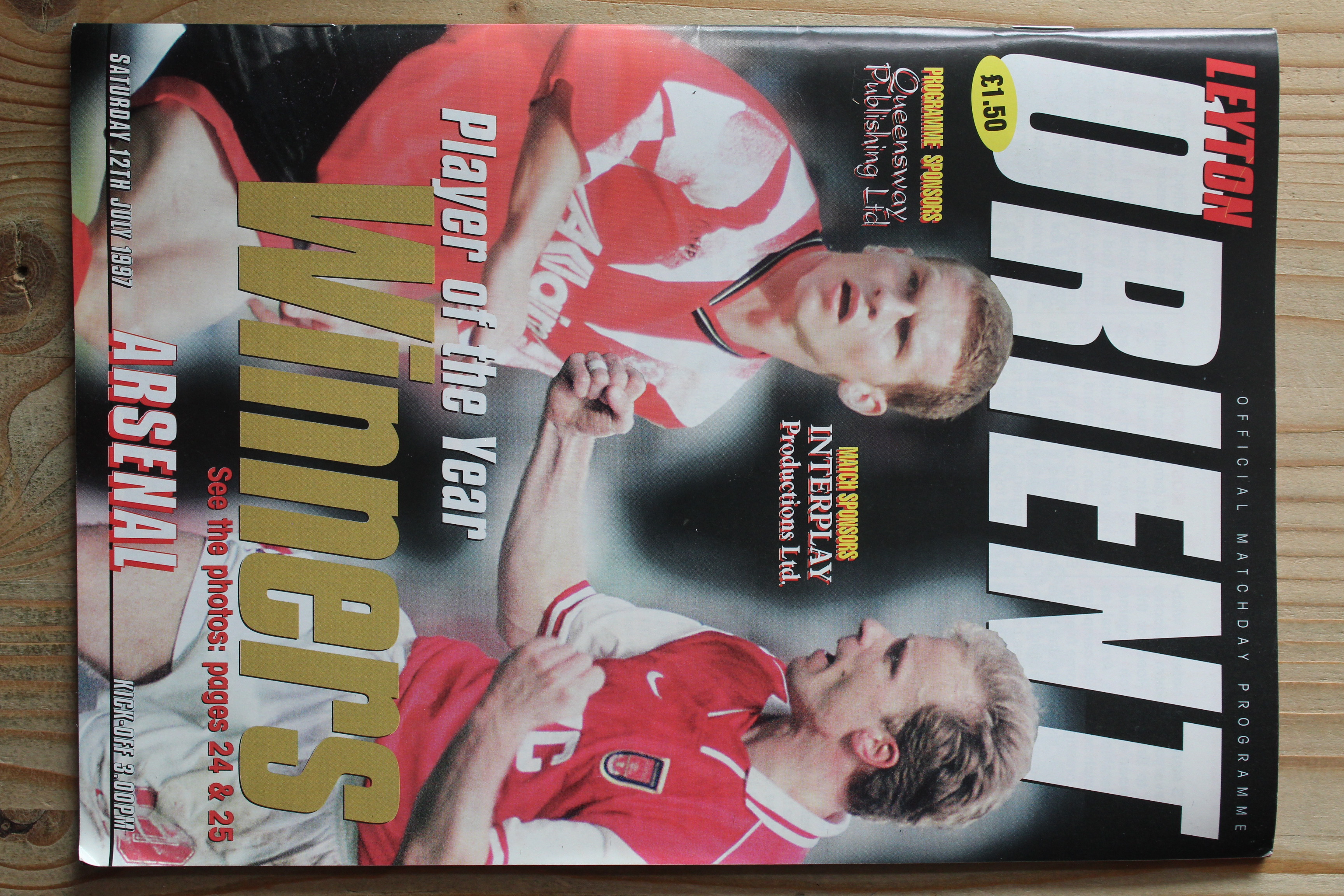 Leyton Orient FC v Arsenal FC