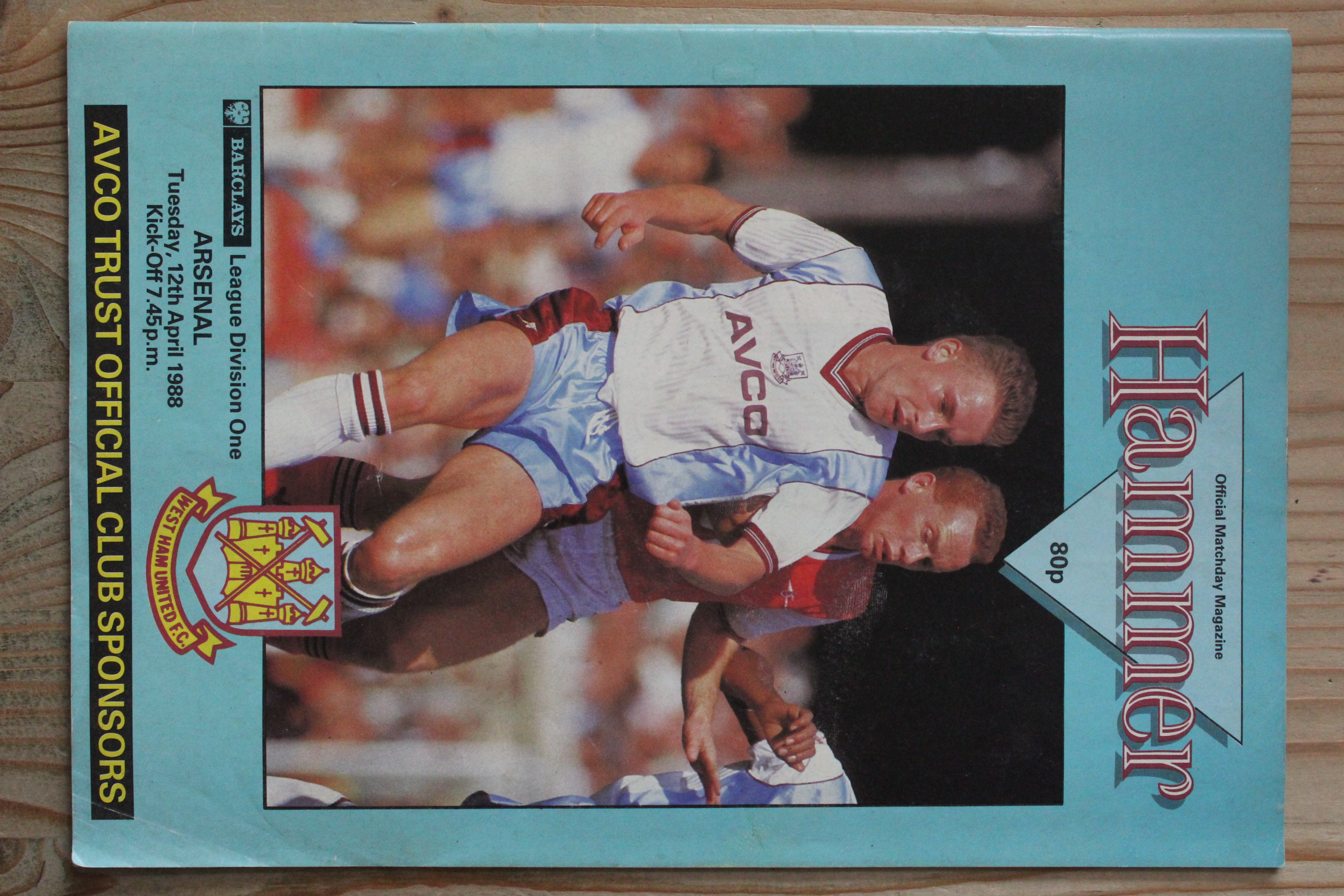 West Ham United FC v Arsenal FC