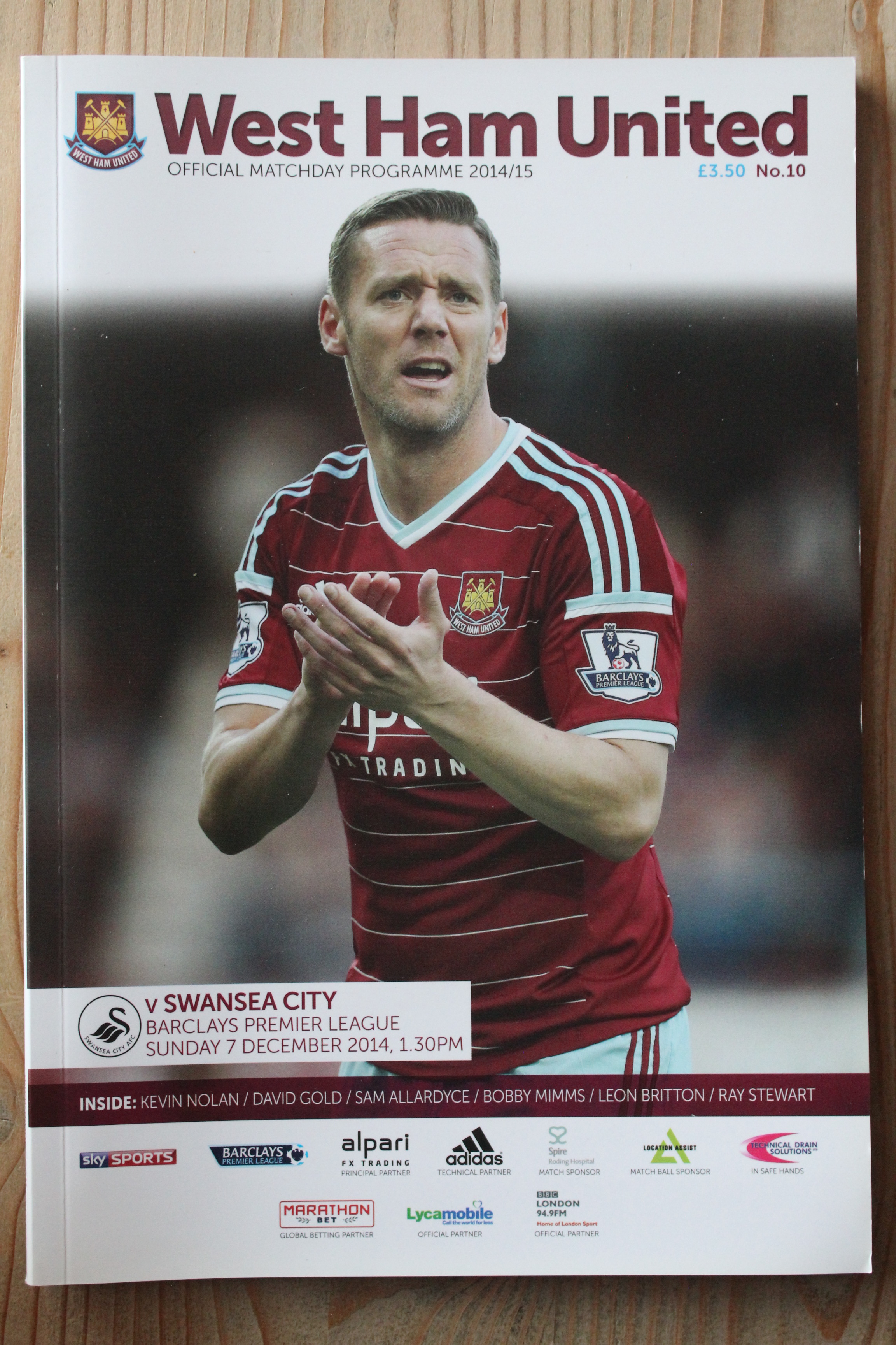 West Ham United FC v Swansea City FC