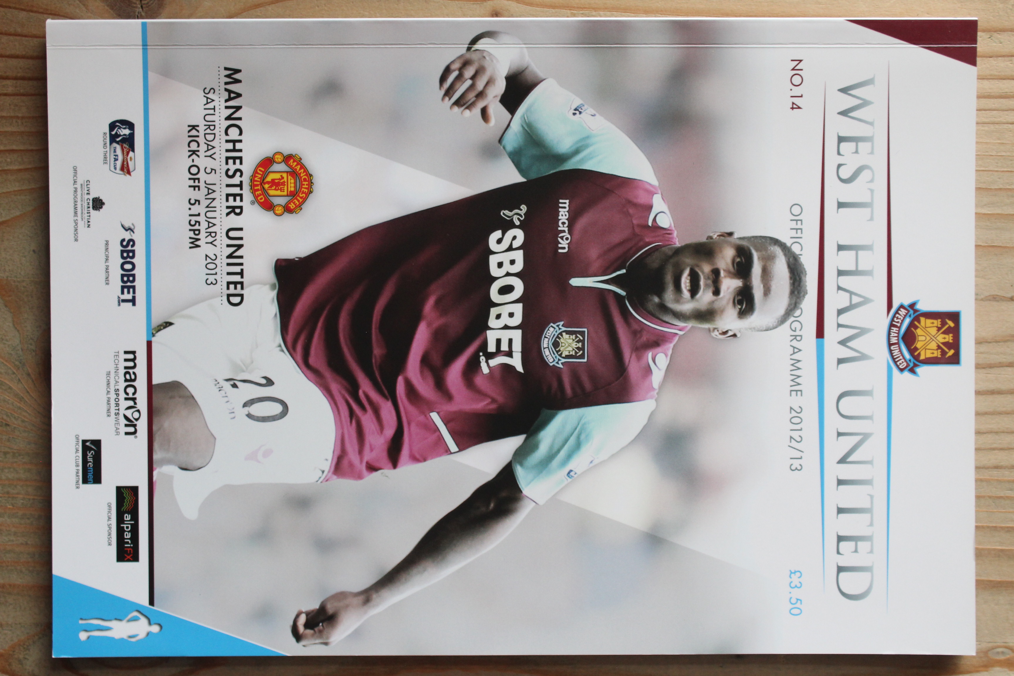 West Ham United FC v Manchester United FC