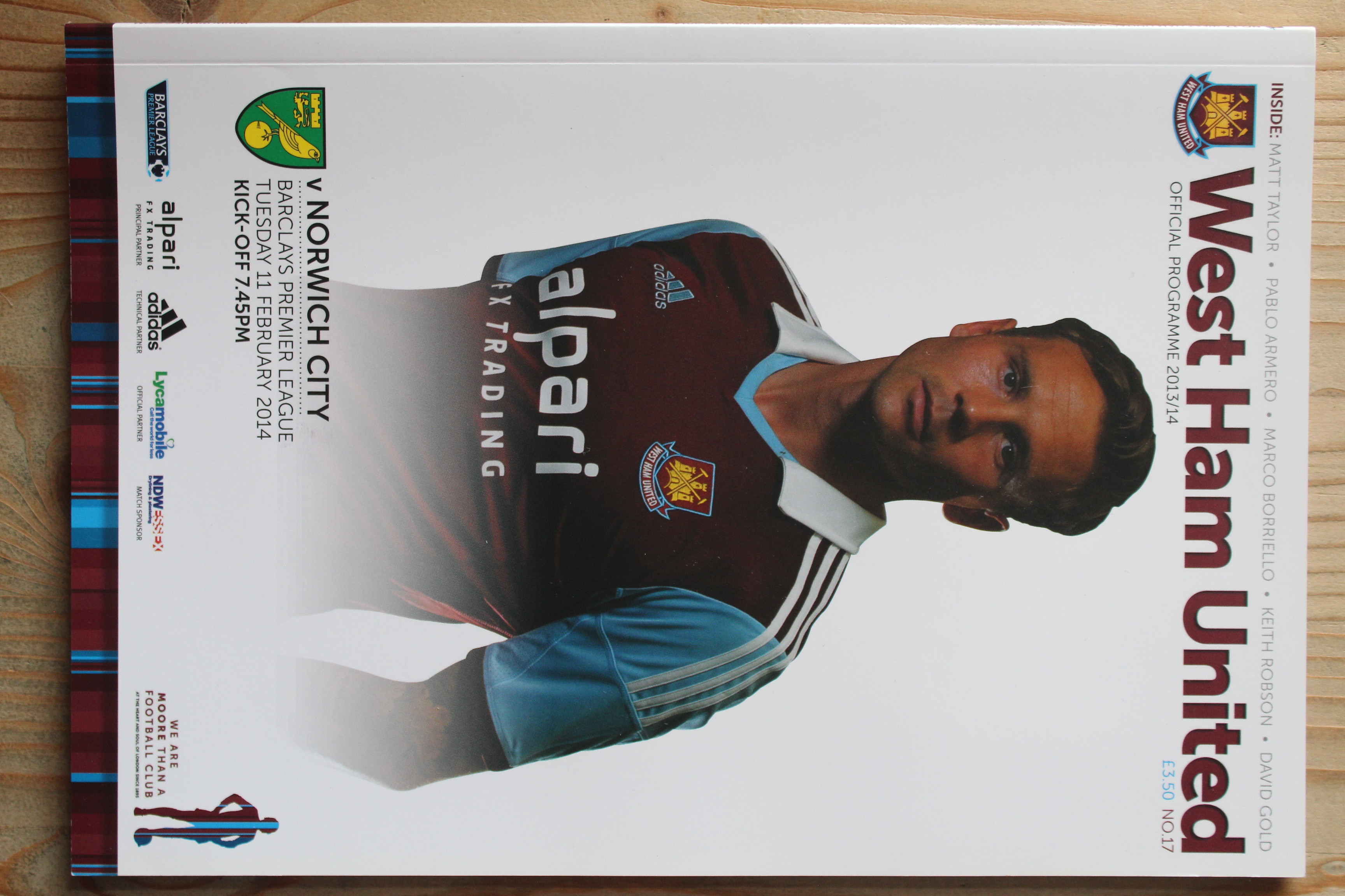 West Ham United FC v Norwich City FC