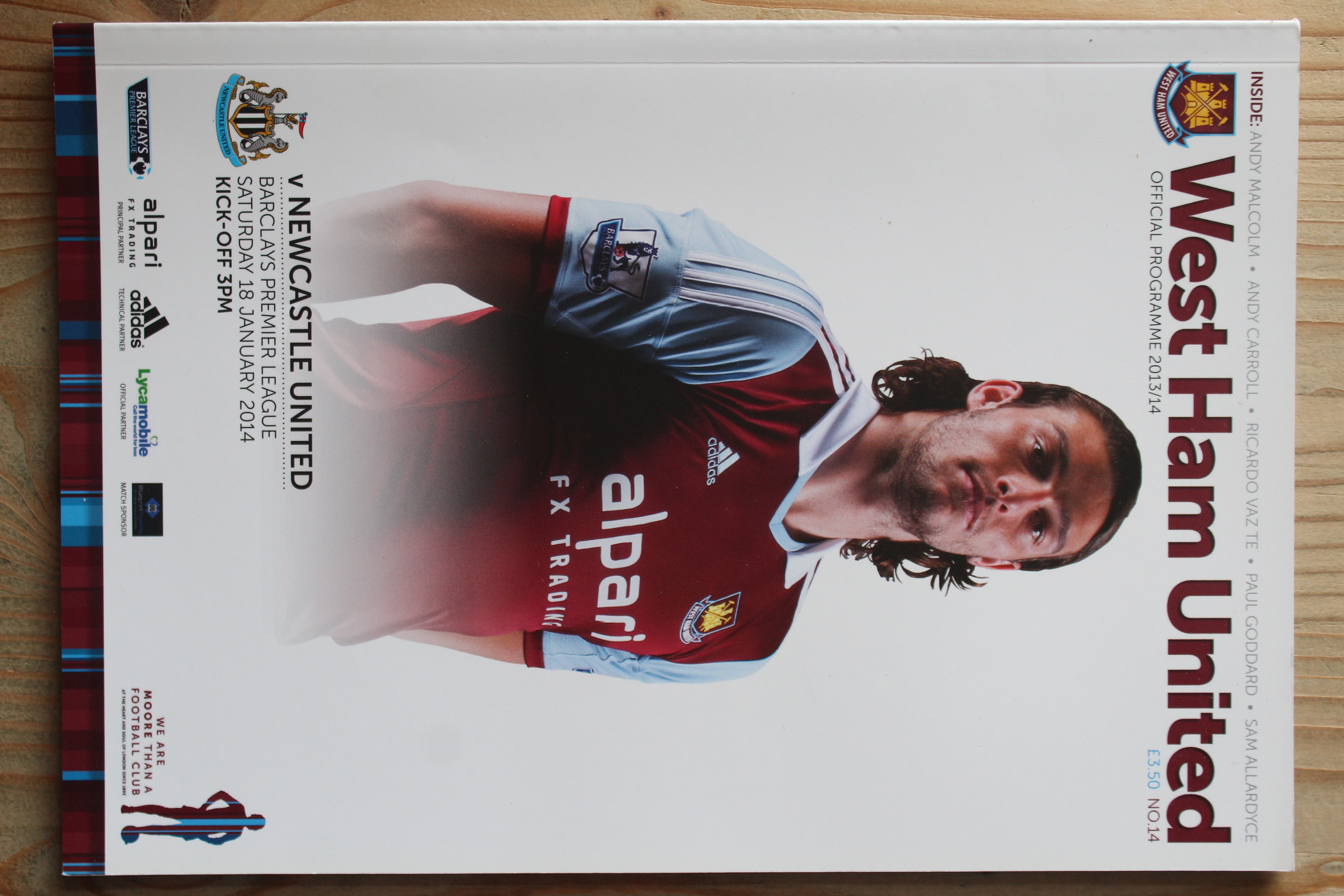 West Ham United FC v Newcastle United FC