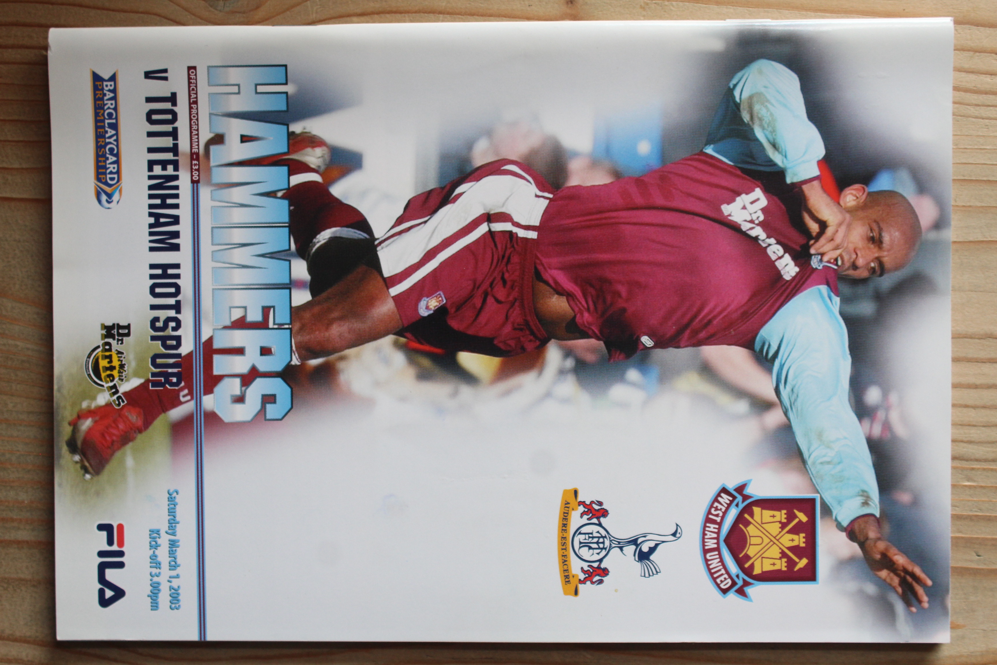 West Ham United FC v Tottenham Hotspur FC