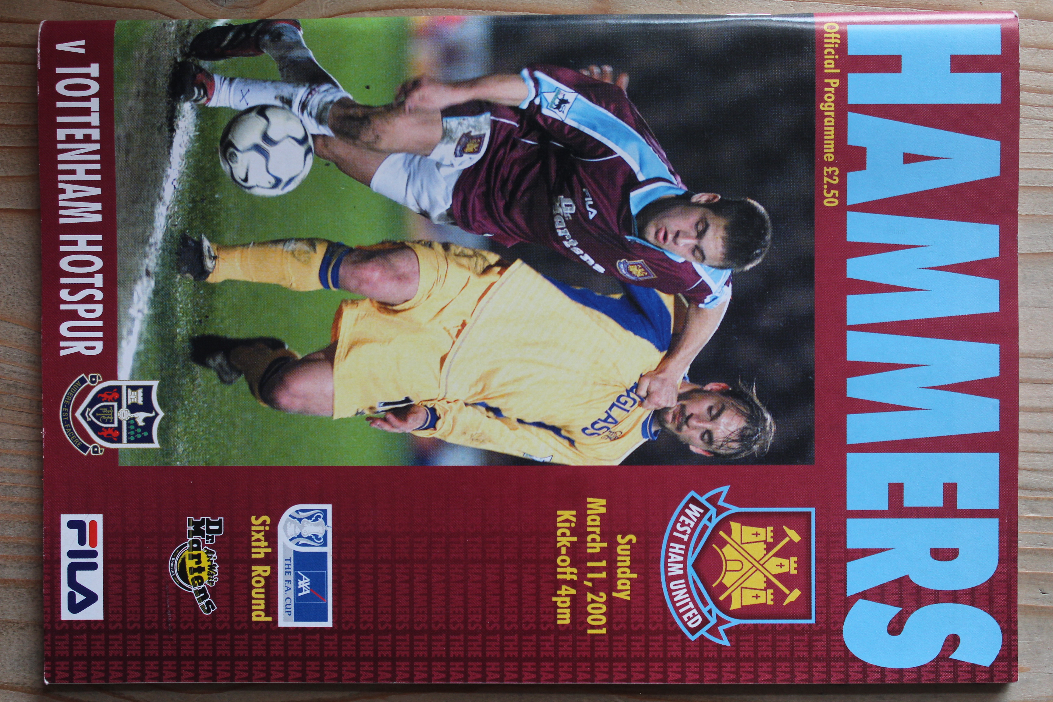 West Ham United FC v Tottenham Hotspur FC