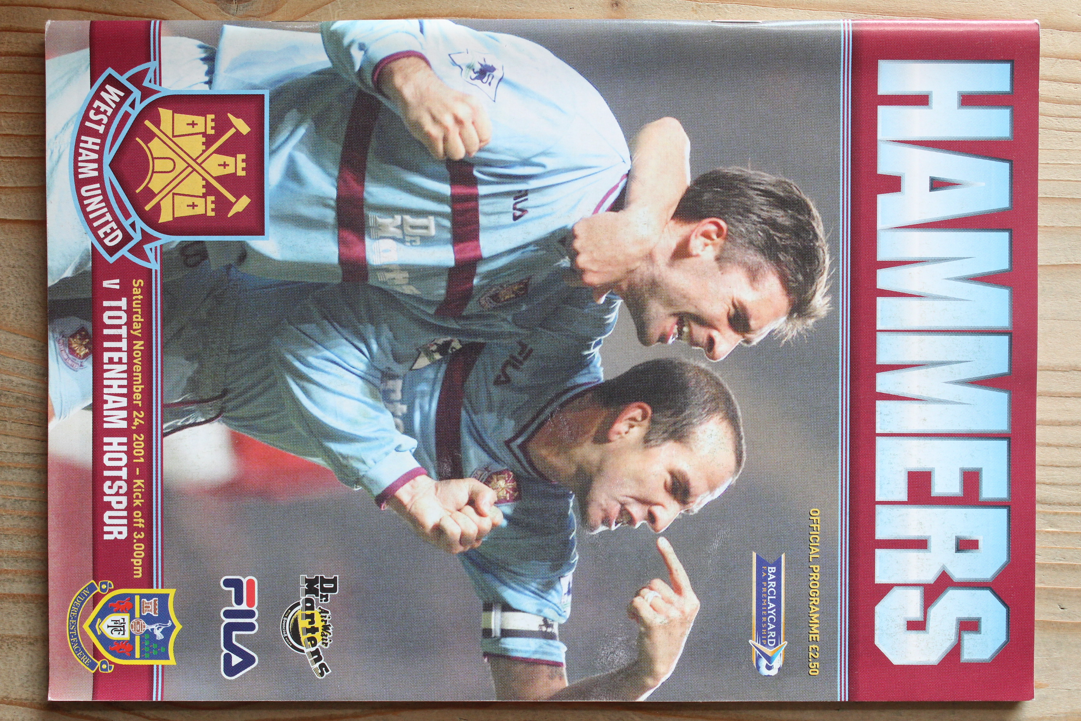 West Ham United FC v Tottenham Hotspur FC