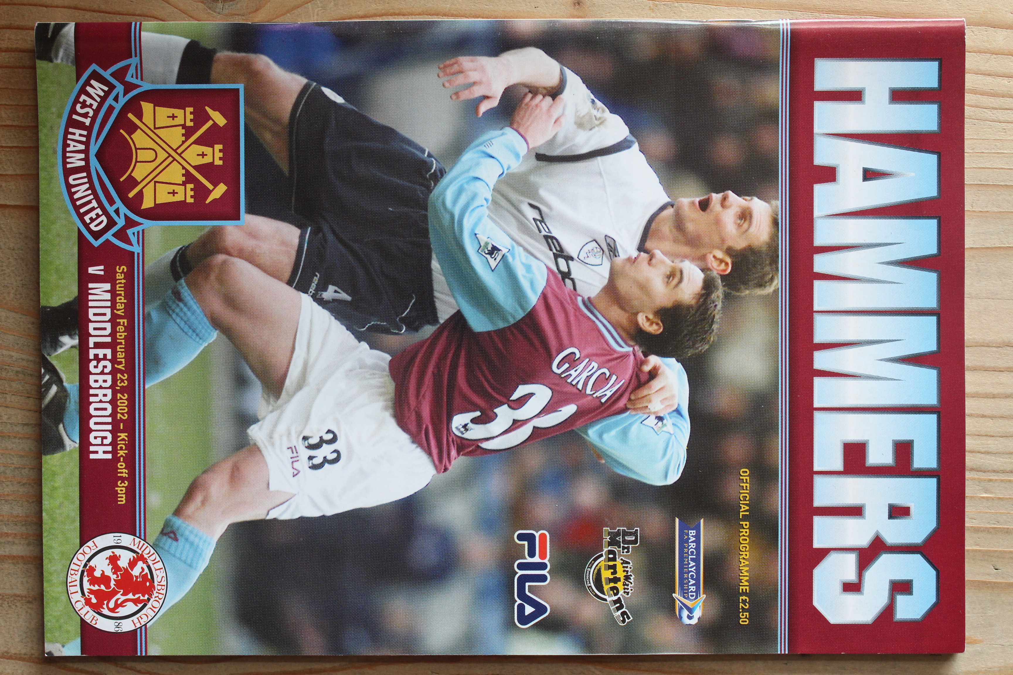 West Ham United FC v Middlesbrough FC
