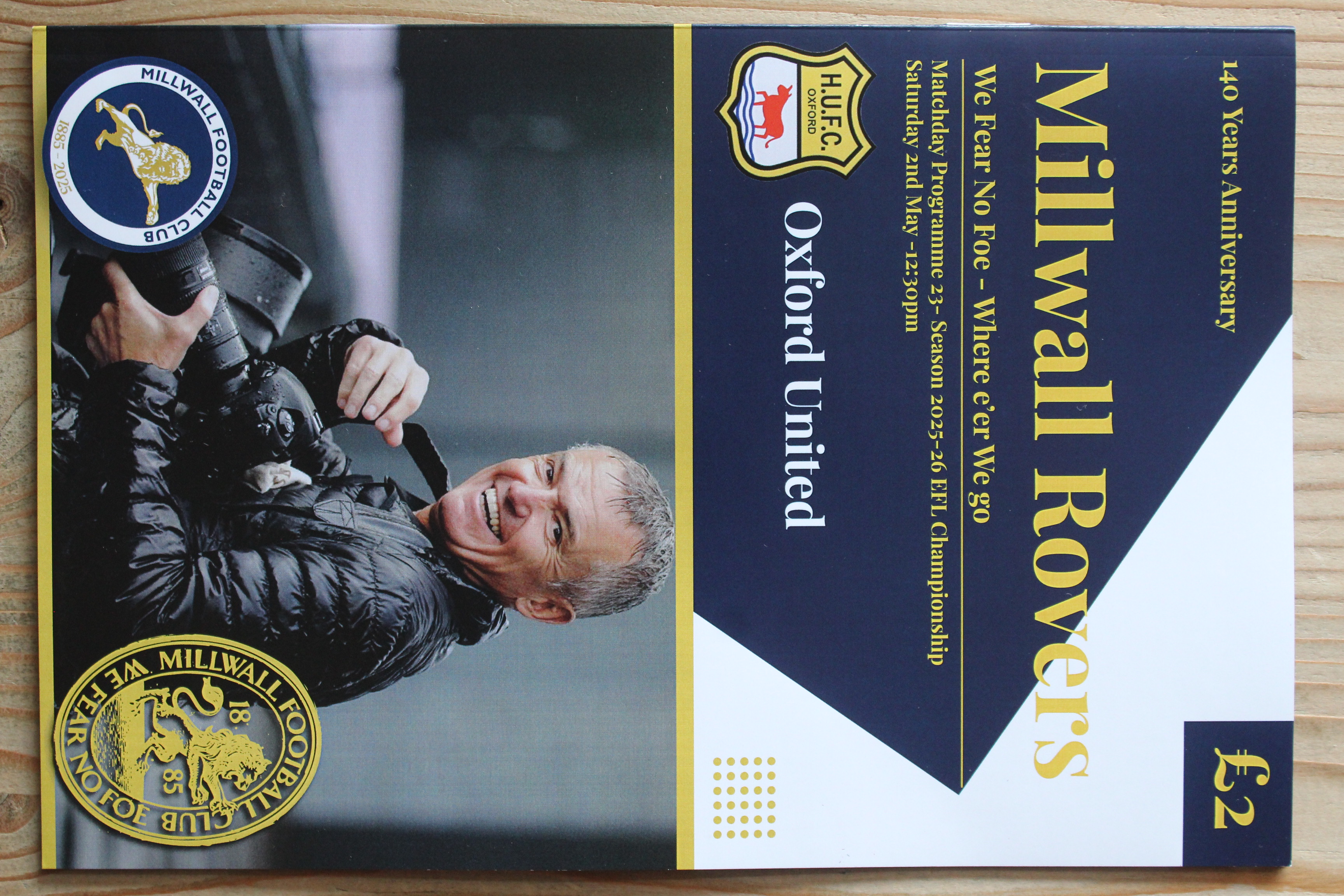 Millwall FC v Oxford United FC