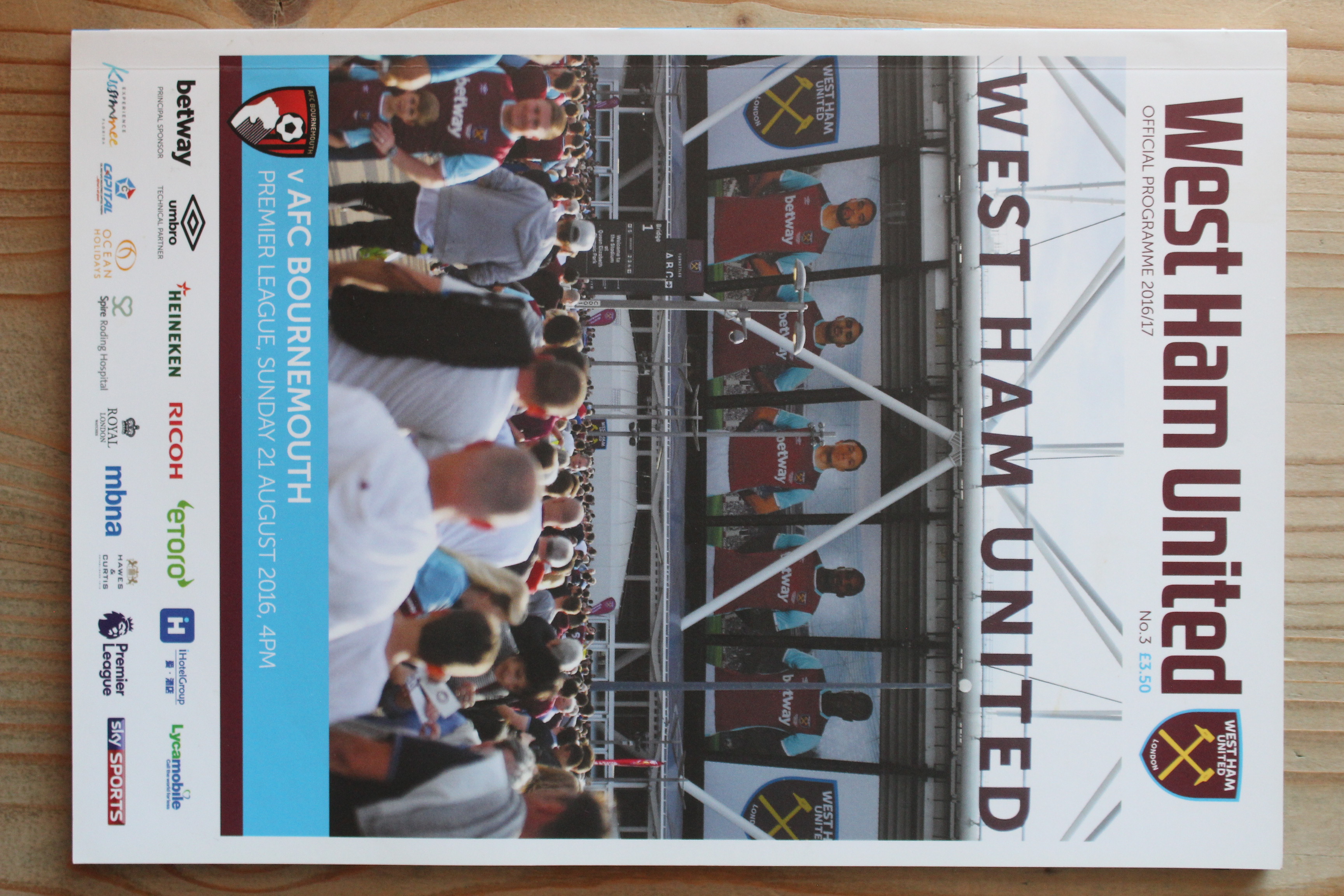 West Ham United FC v AFC Bournemouth