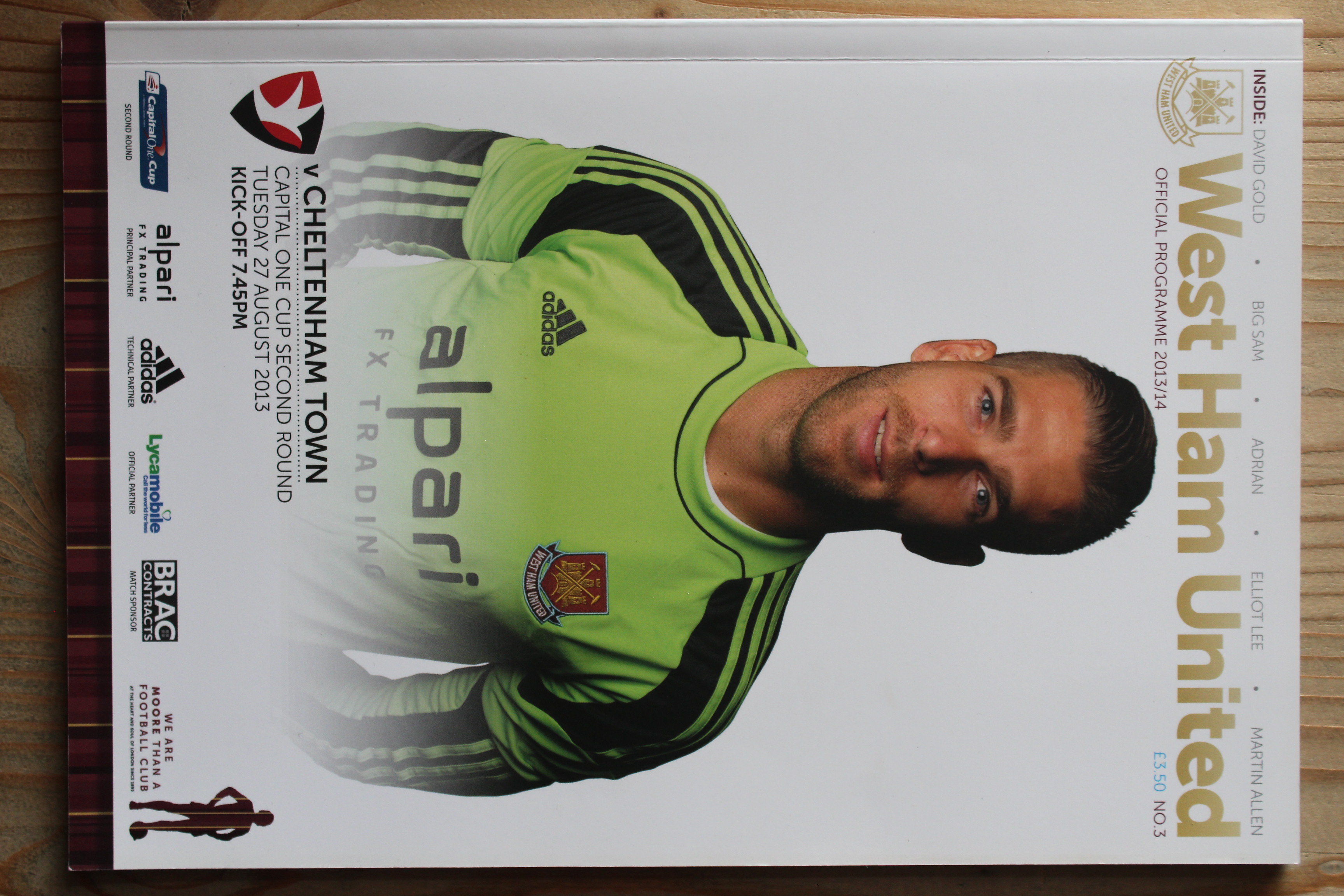 West Ham United FC v Cheltenham Town FC
