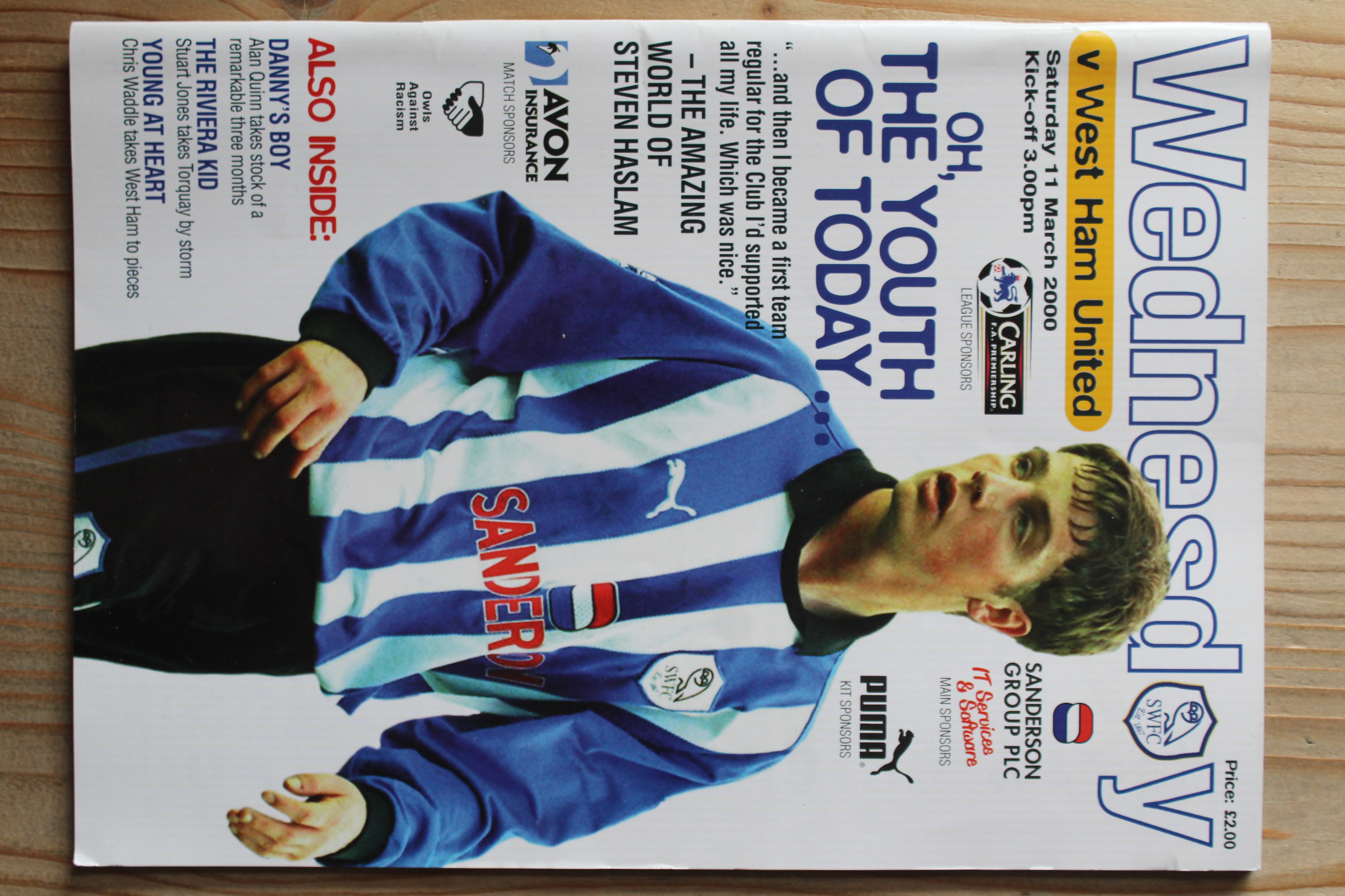 Sheffield Wednesday FC  v West Ham United FC