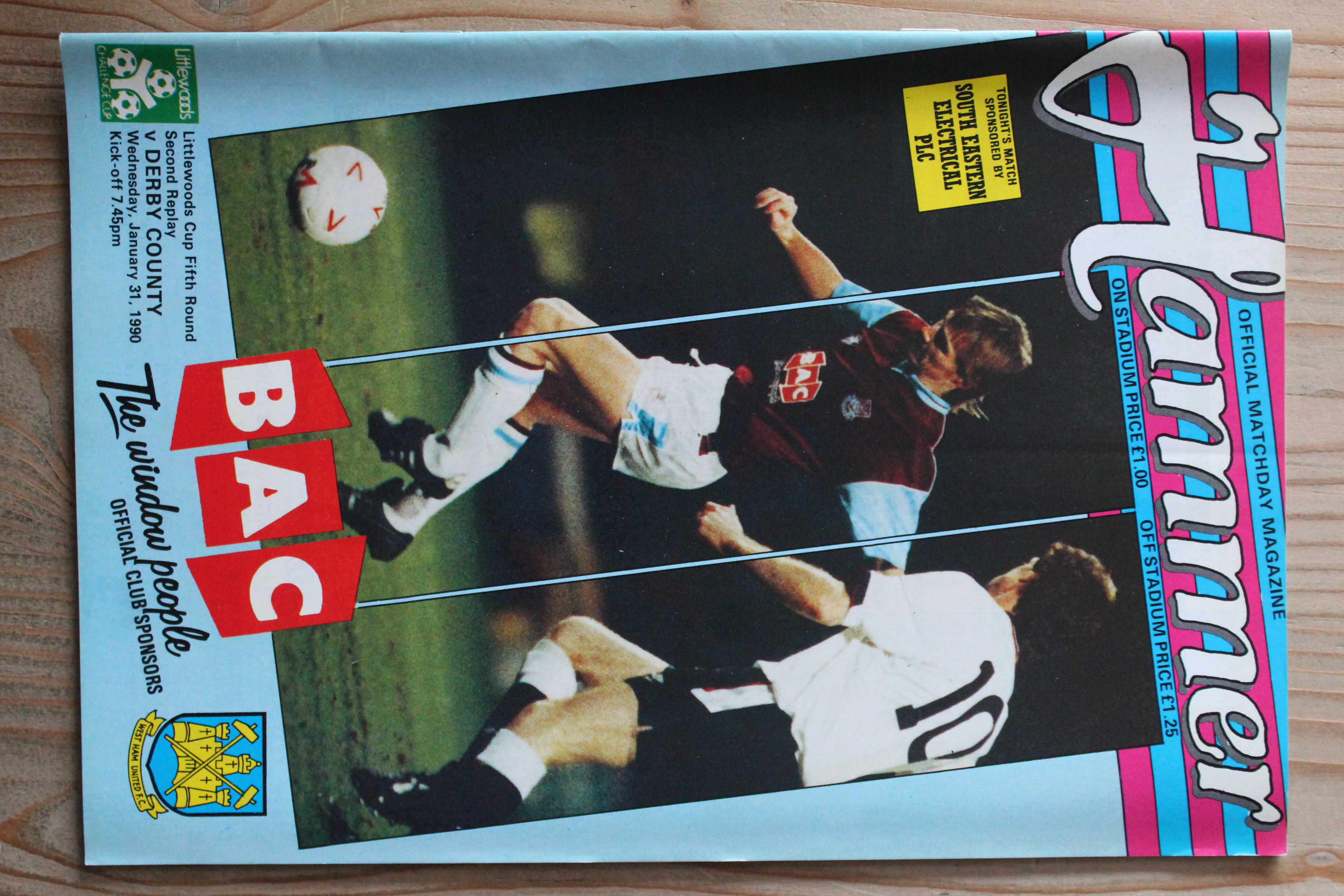 West Ham United FC v Derby County FC