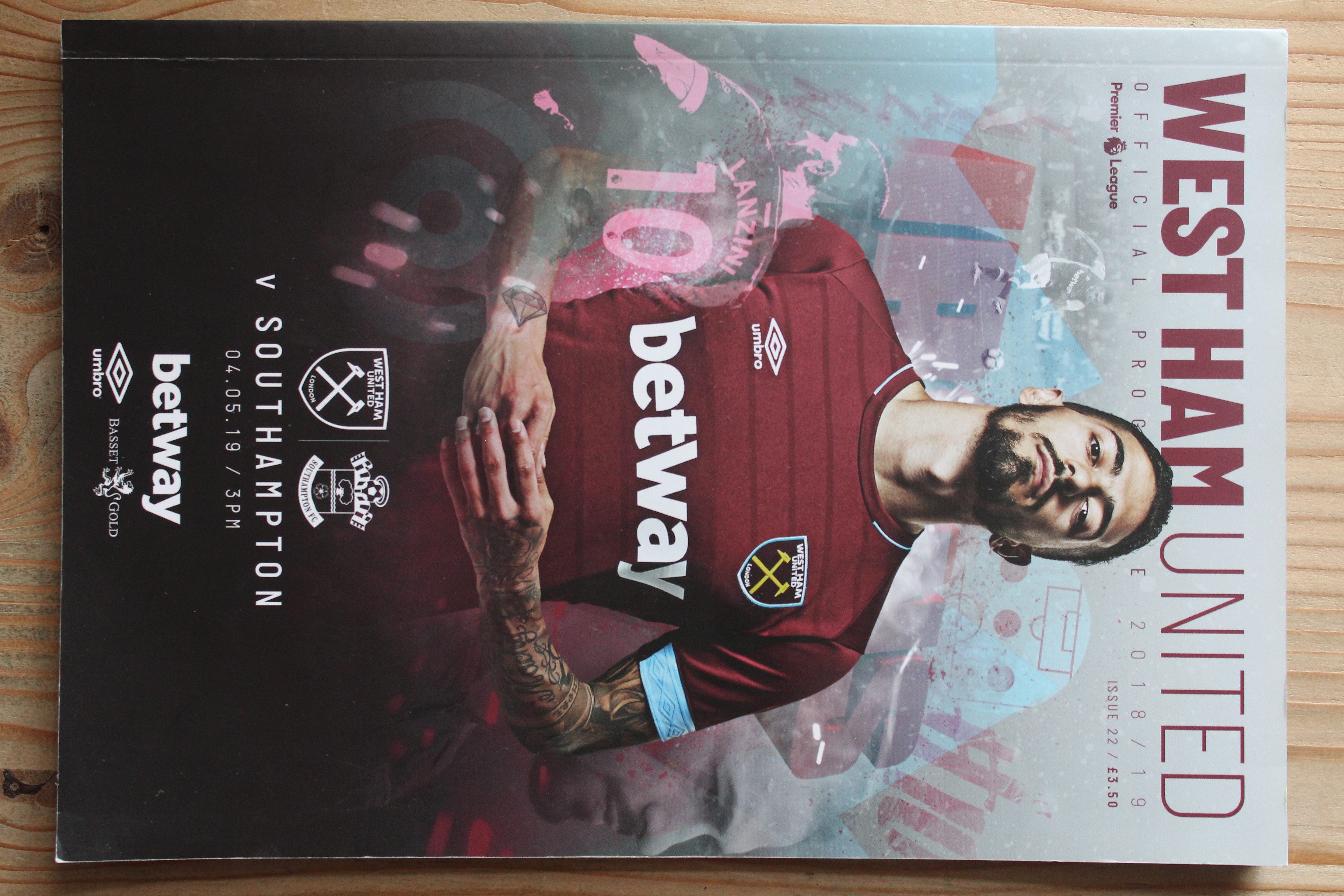 West Ham United FC v Southampton FC