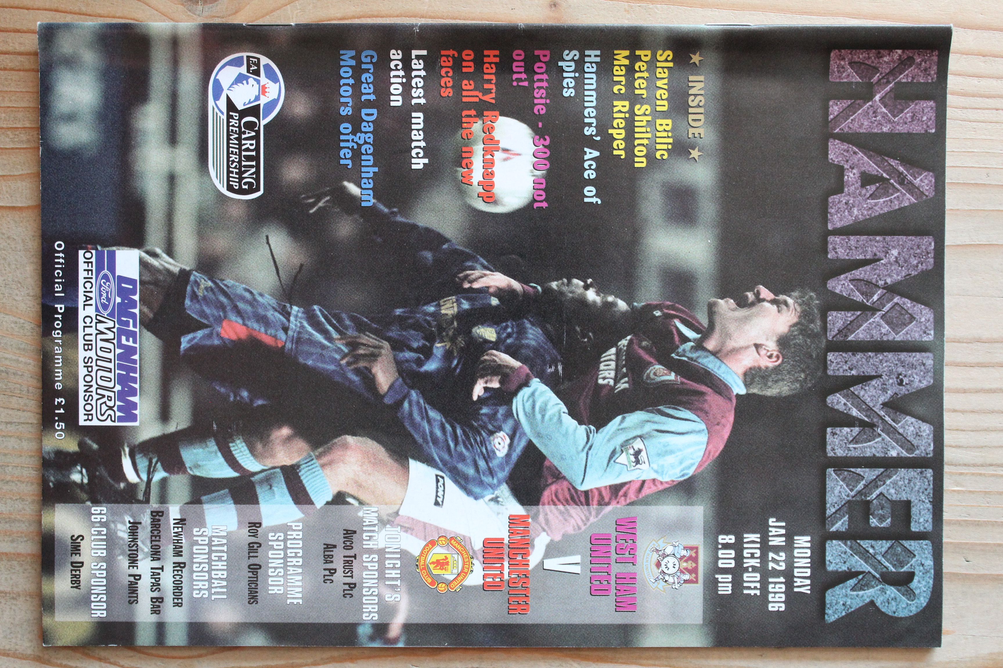West Ham United FC v Manchester United FC