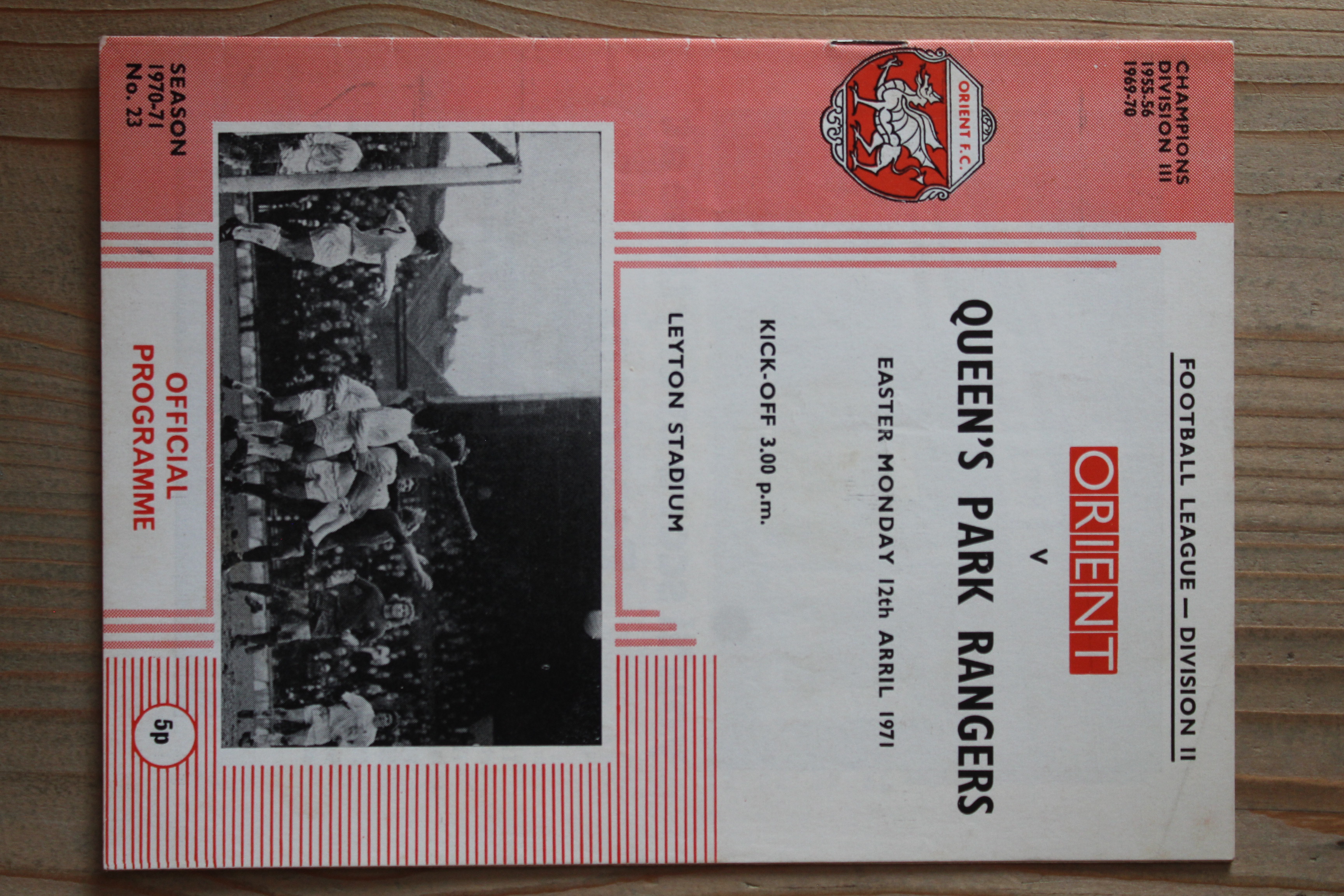 Orient v Queens Park Rangers FC