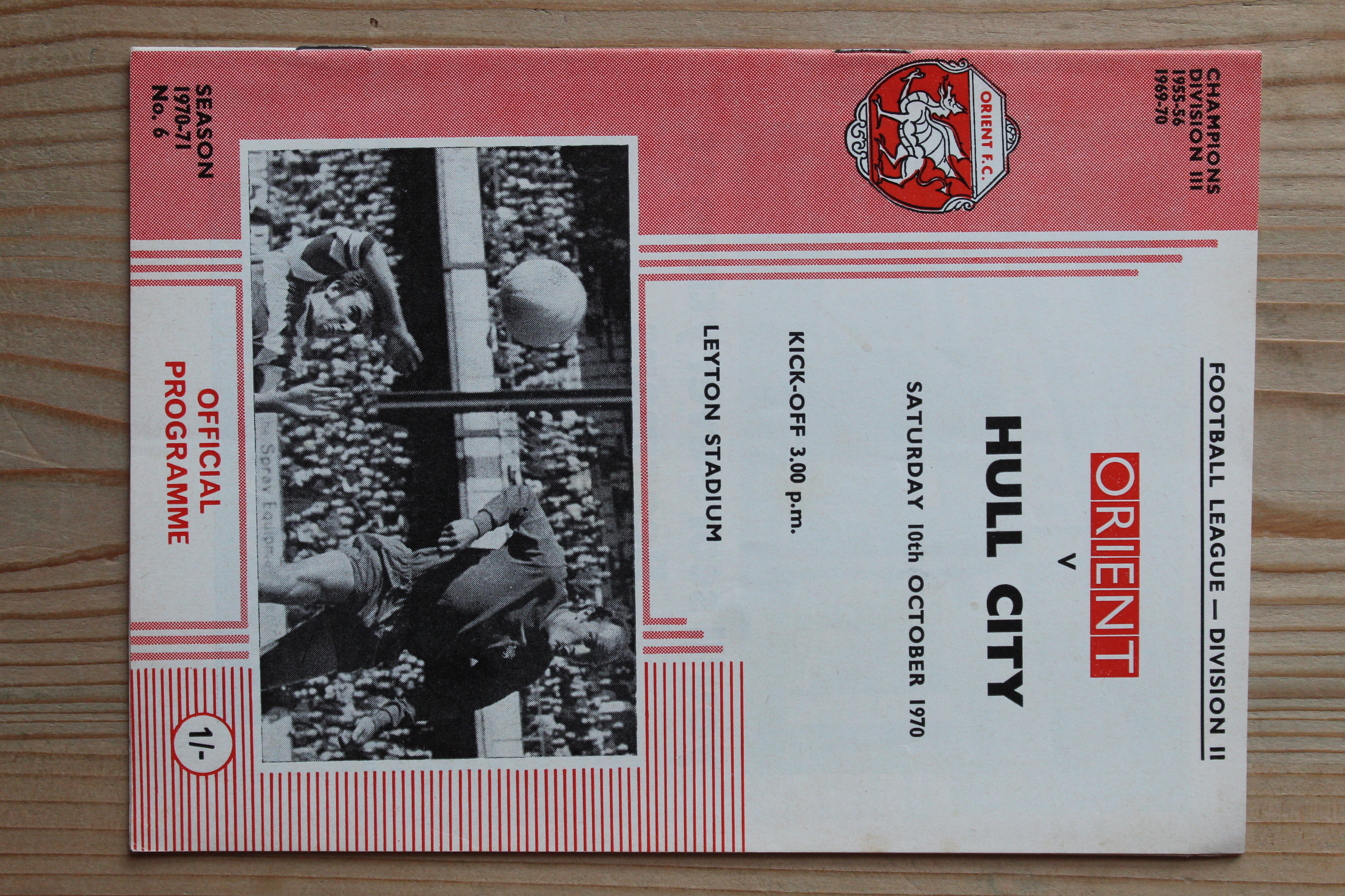 Orient v Hull City FC