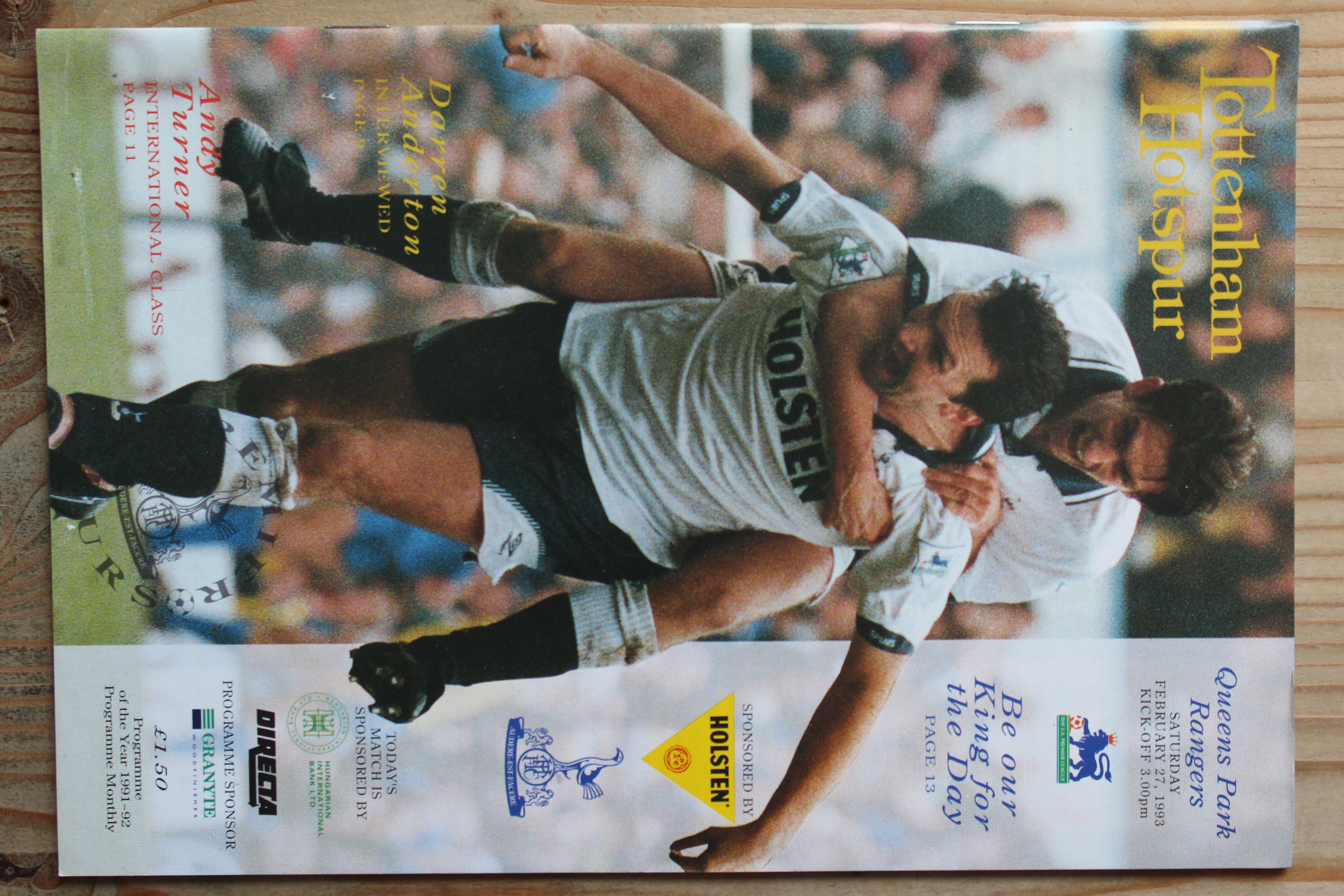 Tottenham Hotspur FC v Queens Park Rangers FC