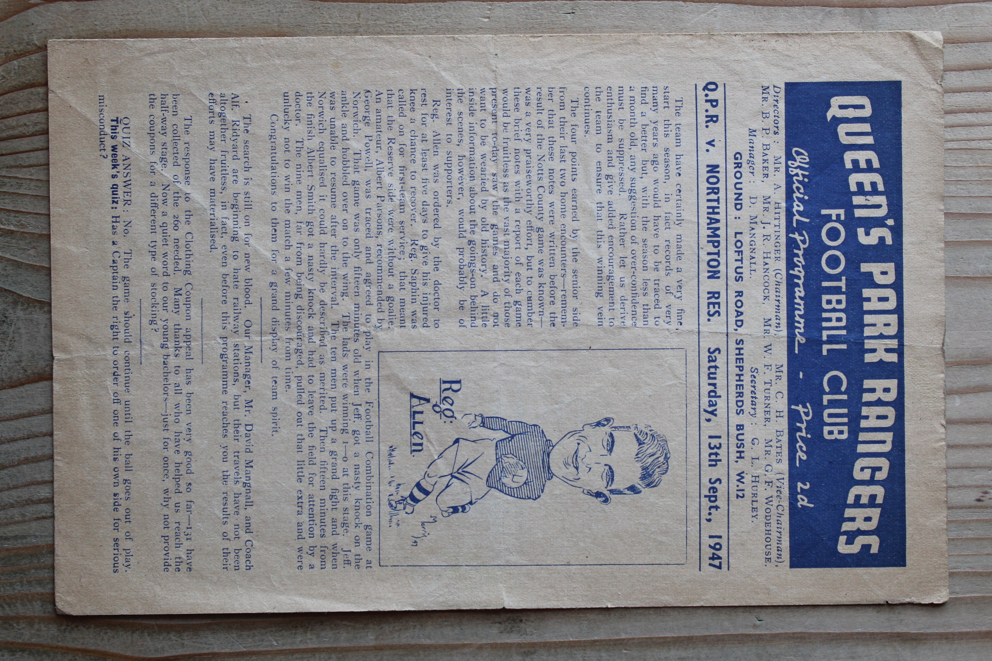Queens Park Rangers FC v Torquay United FC