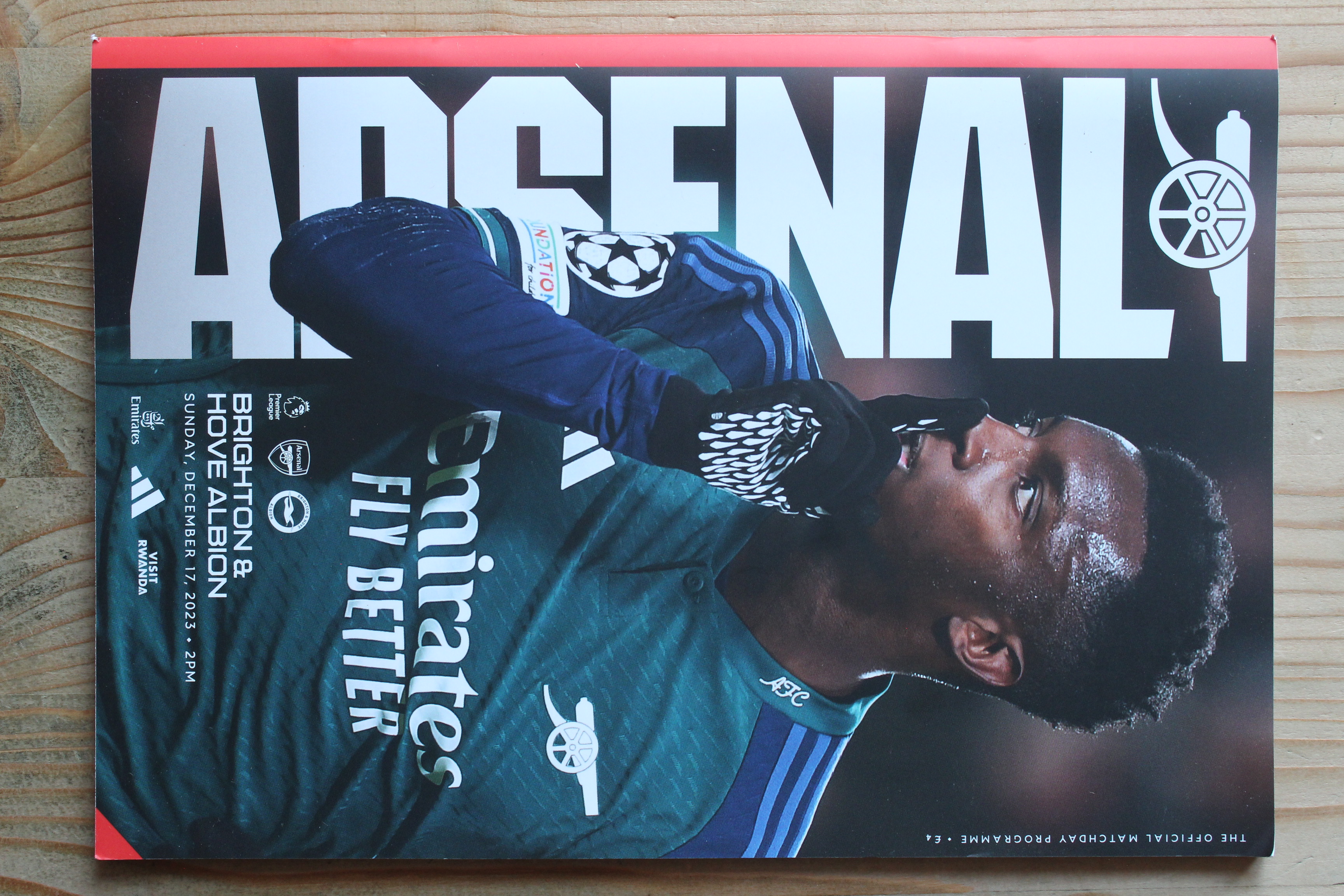 Arsenal FC v Brighton & Hove Albion FC