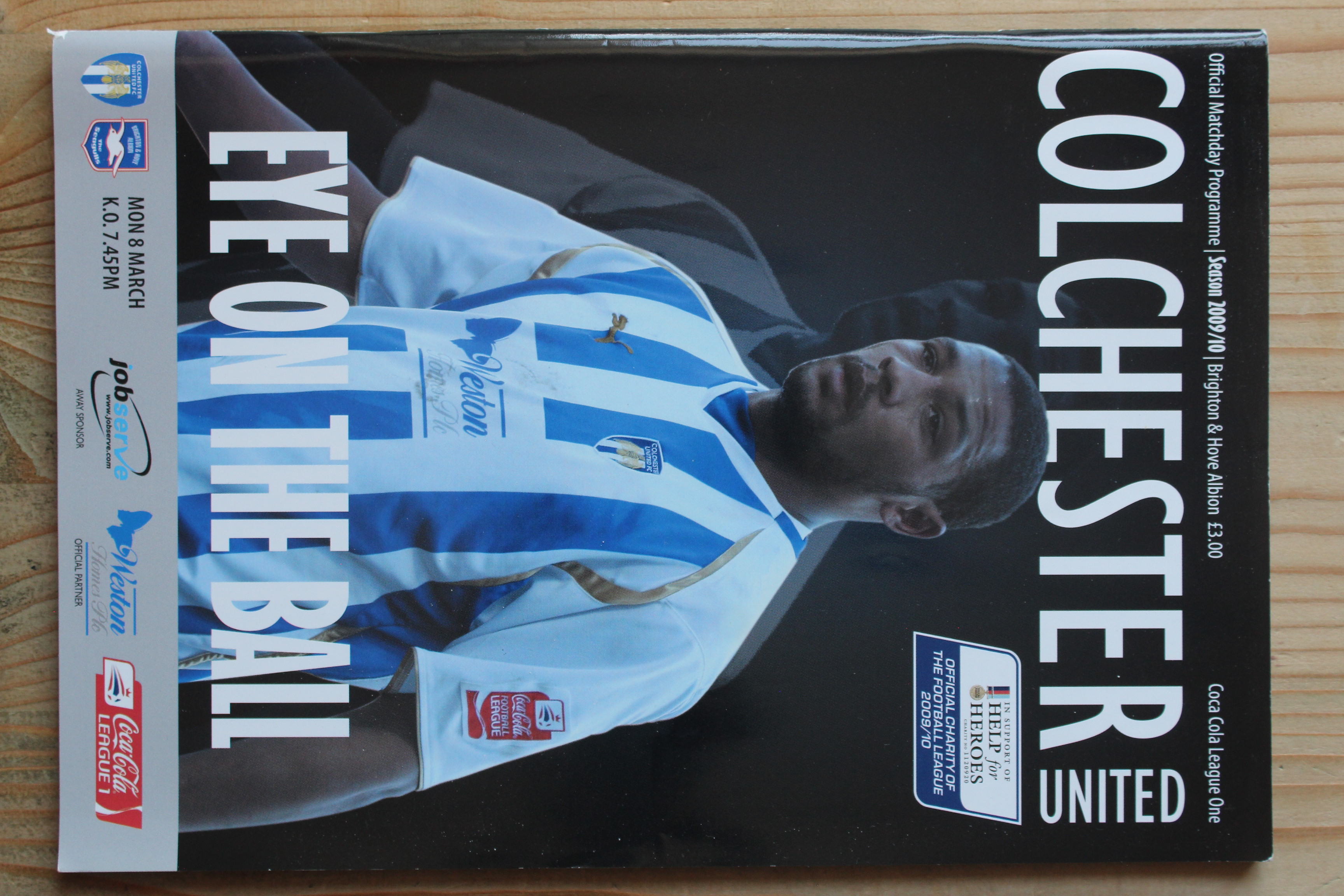 Colchester United FC v Brighton & Hove Albion FC