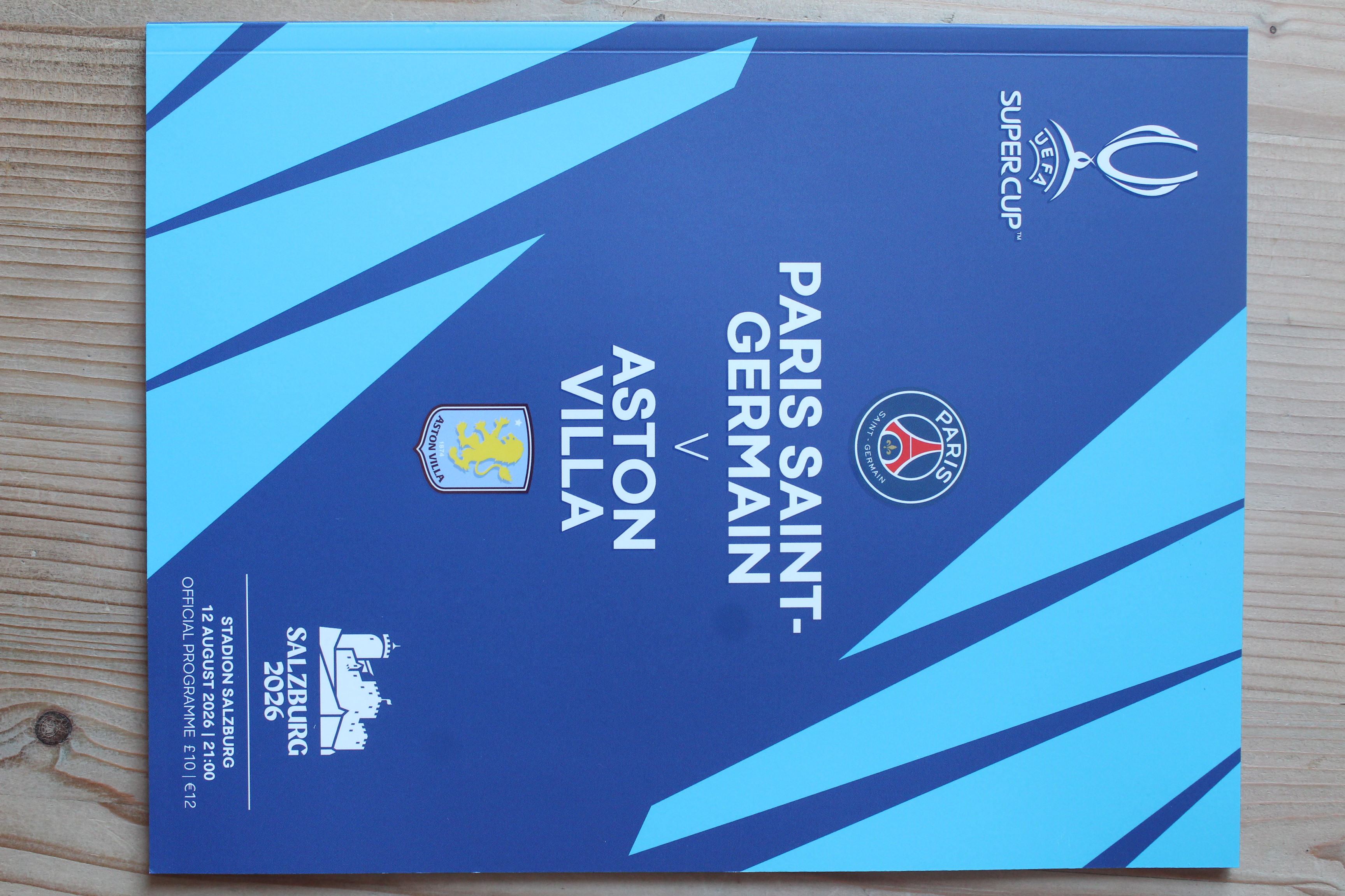 Paris St Germain (P.S.G) v Aston Villa FC(12/08/2026)