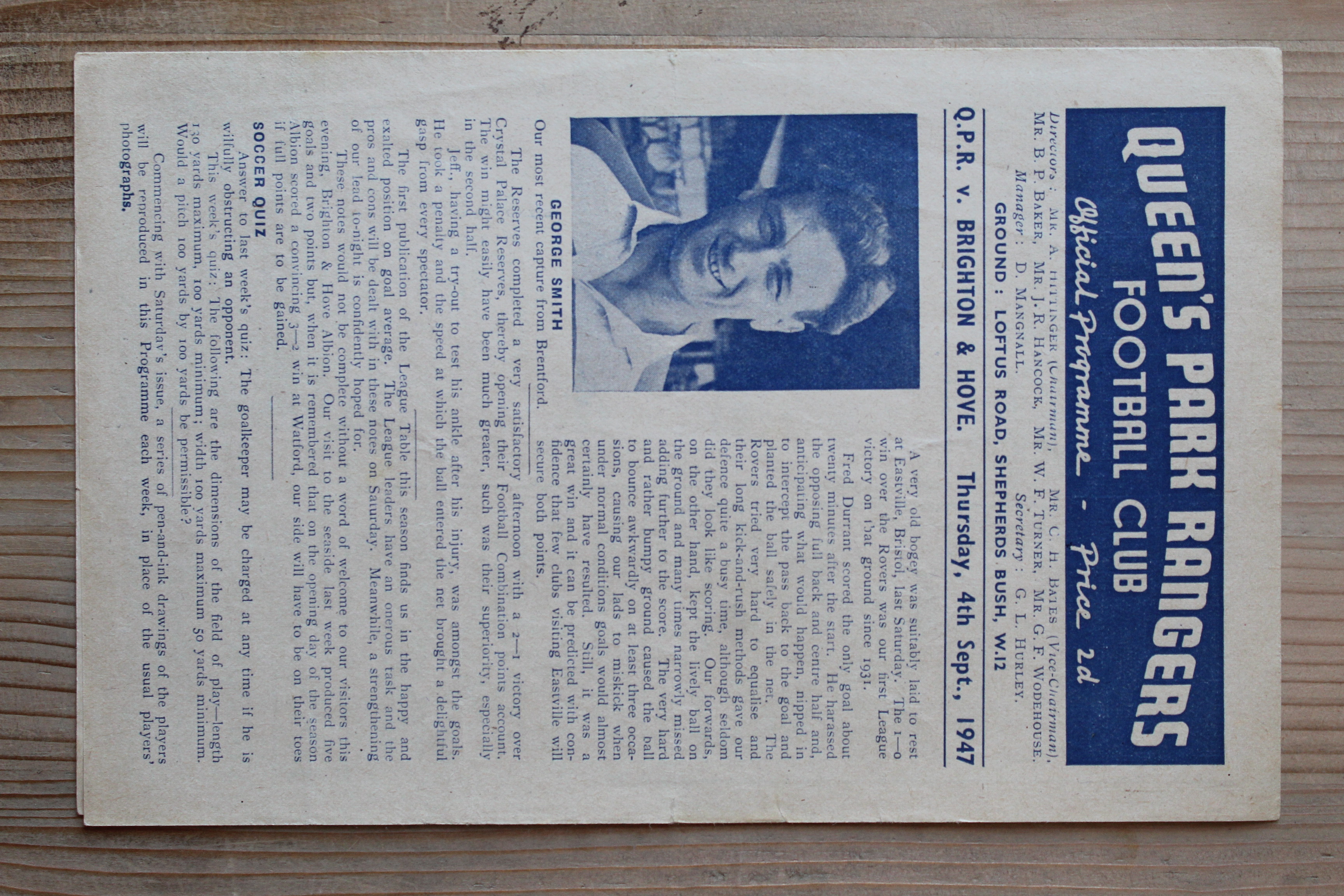 Queens Park Rangers FC v Brighton & Hove Albion FC