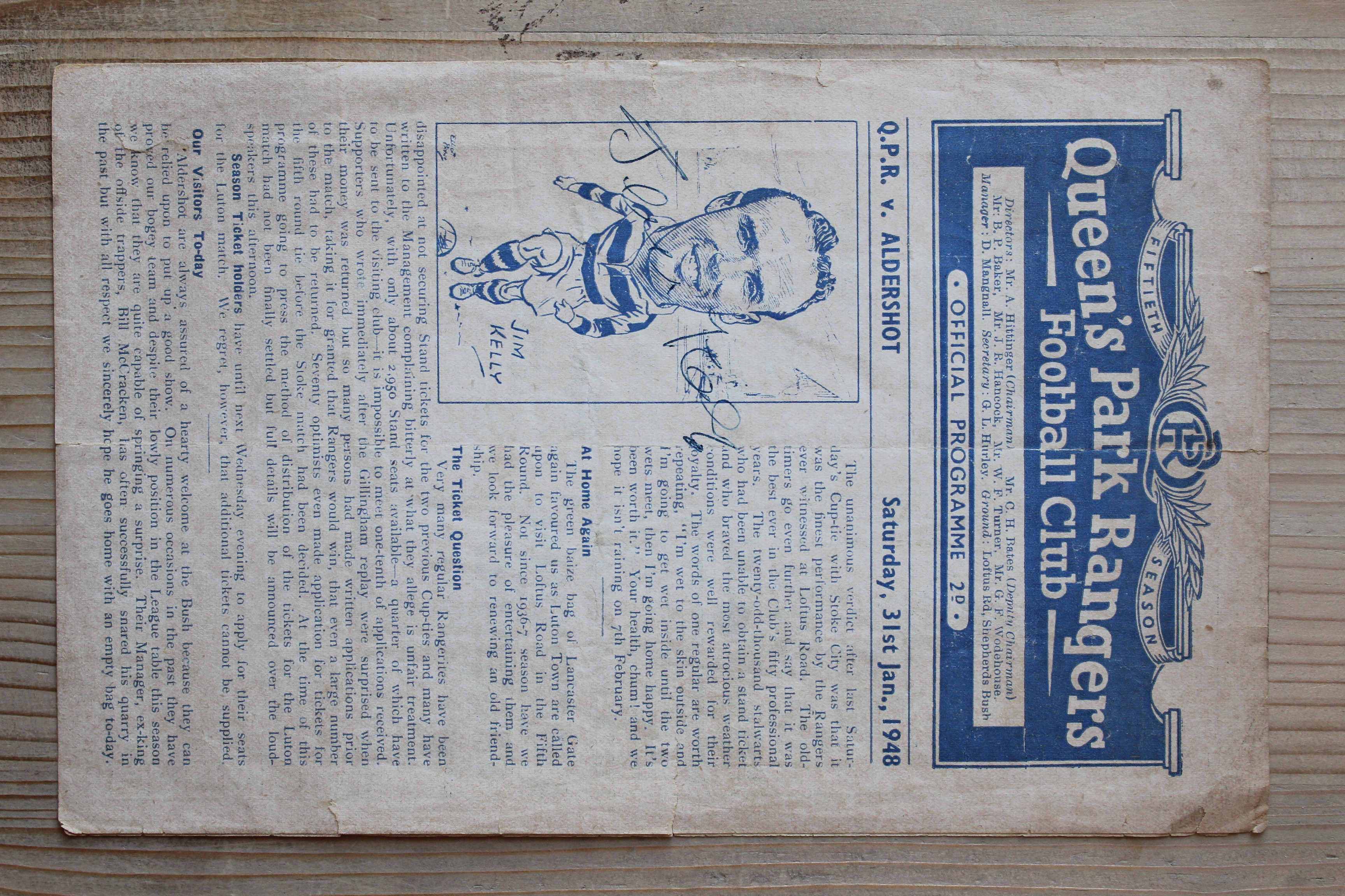 Queens Park Rangers FC v Aldershot F.C