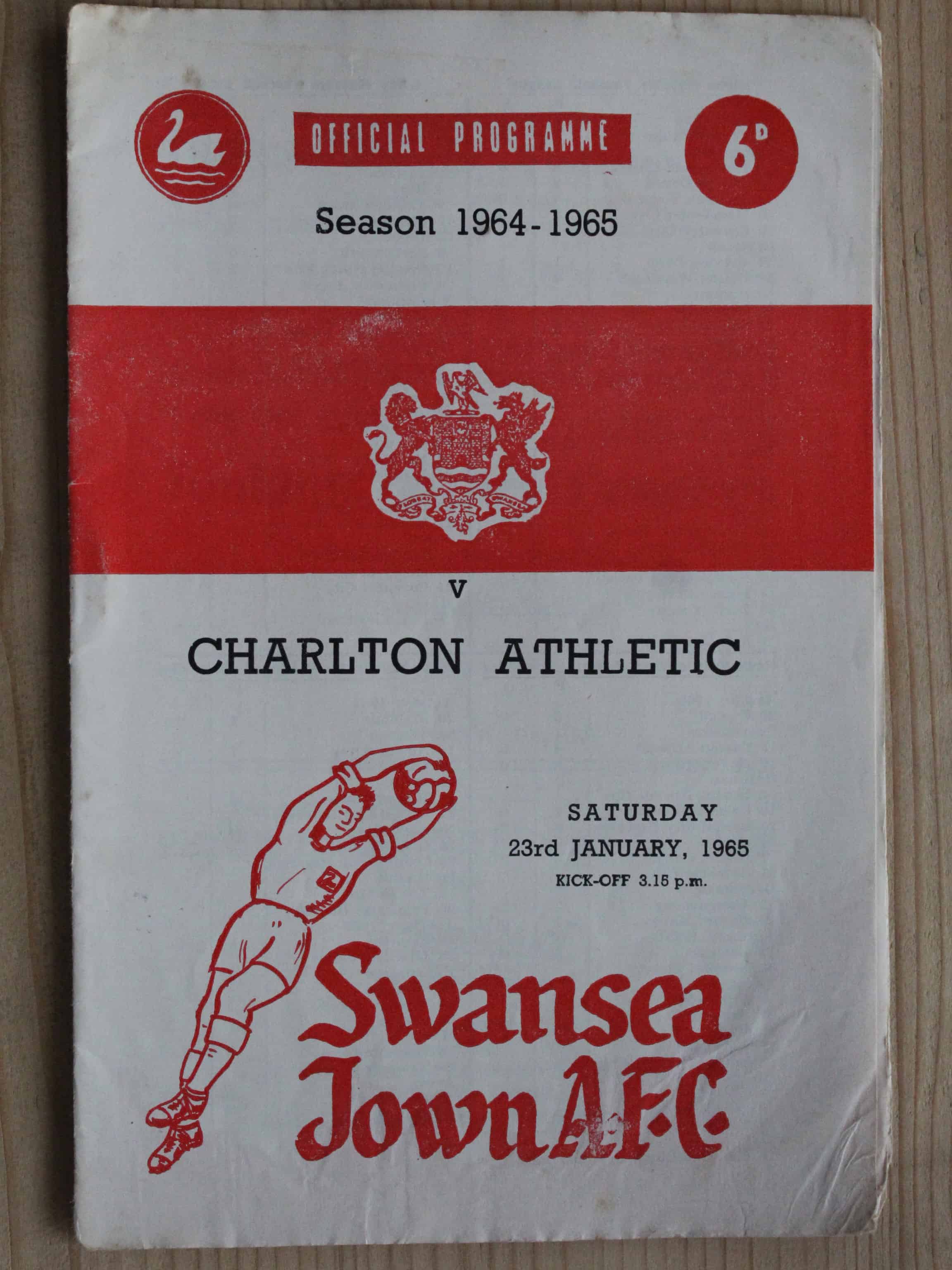 Swansea Town v Charlton Athletic FC