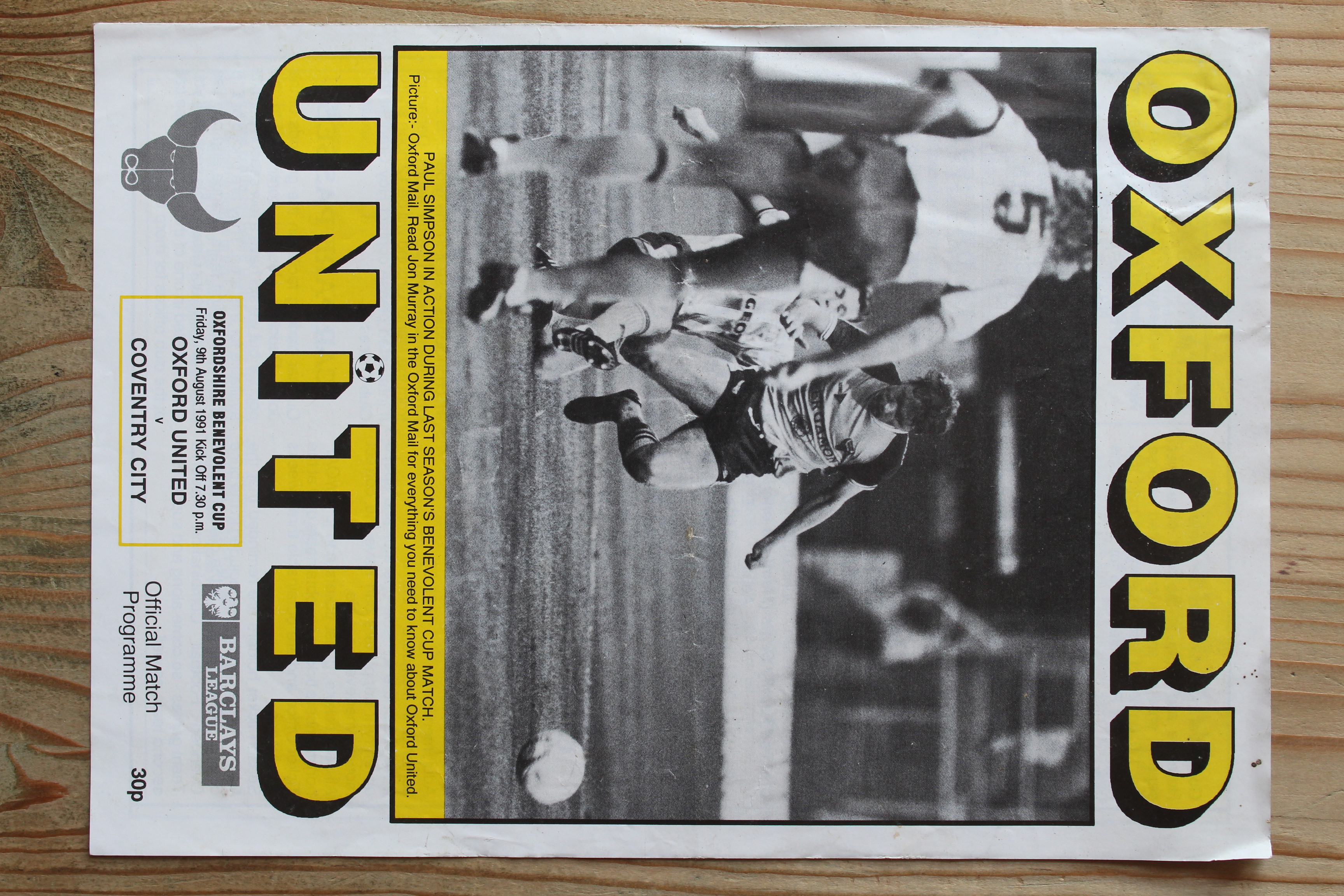 Oxford United FC v Coventry City FC