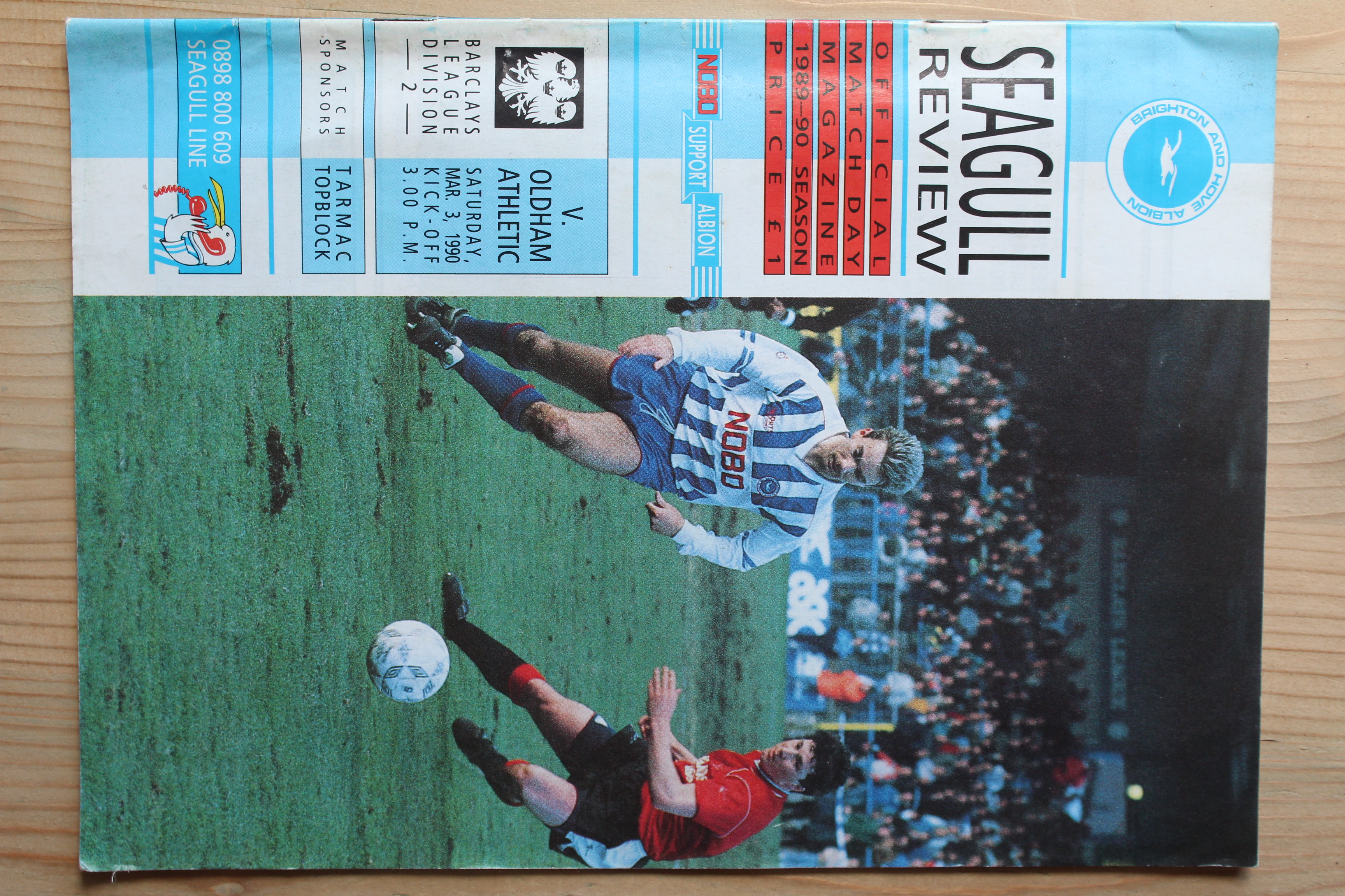 Brighton & Hove Albion FC v Oldham Athletic FC