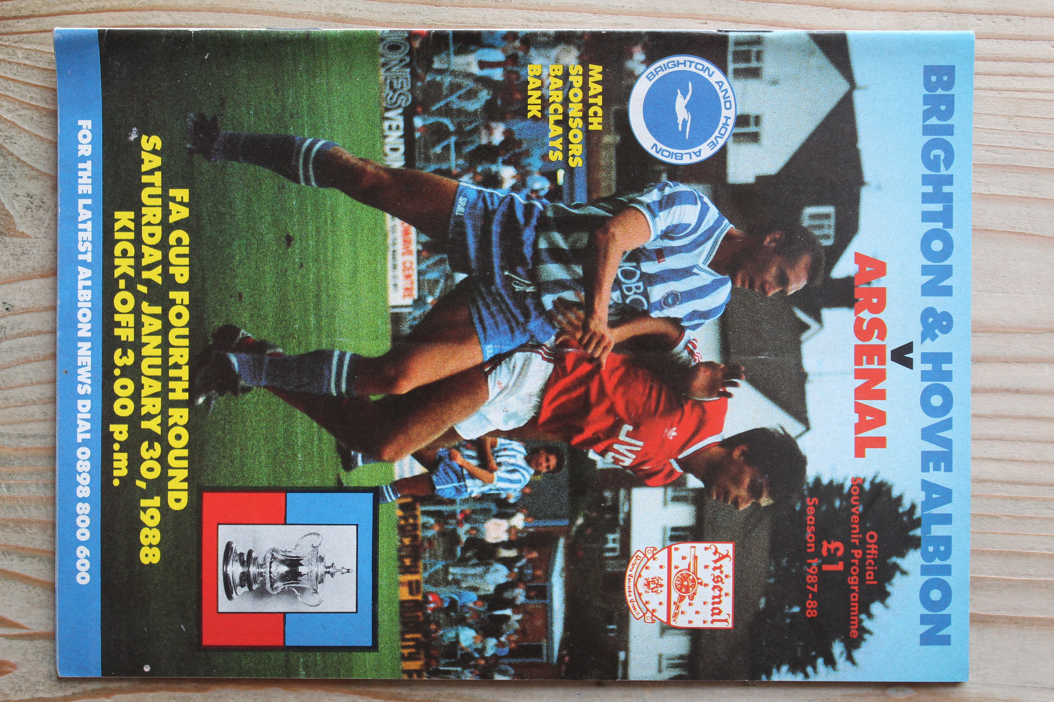 Brighton & Hove Albion FC v Arsenal FC