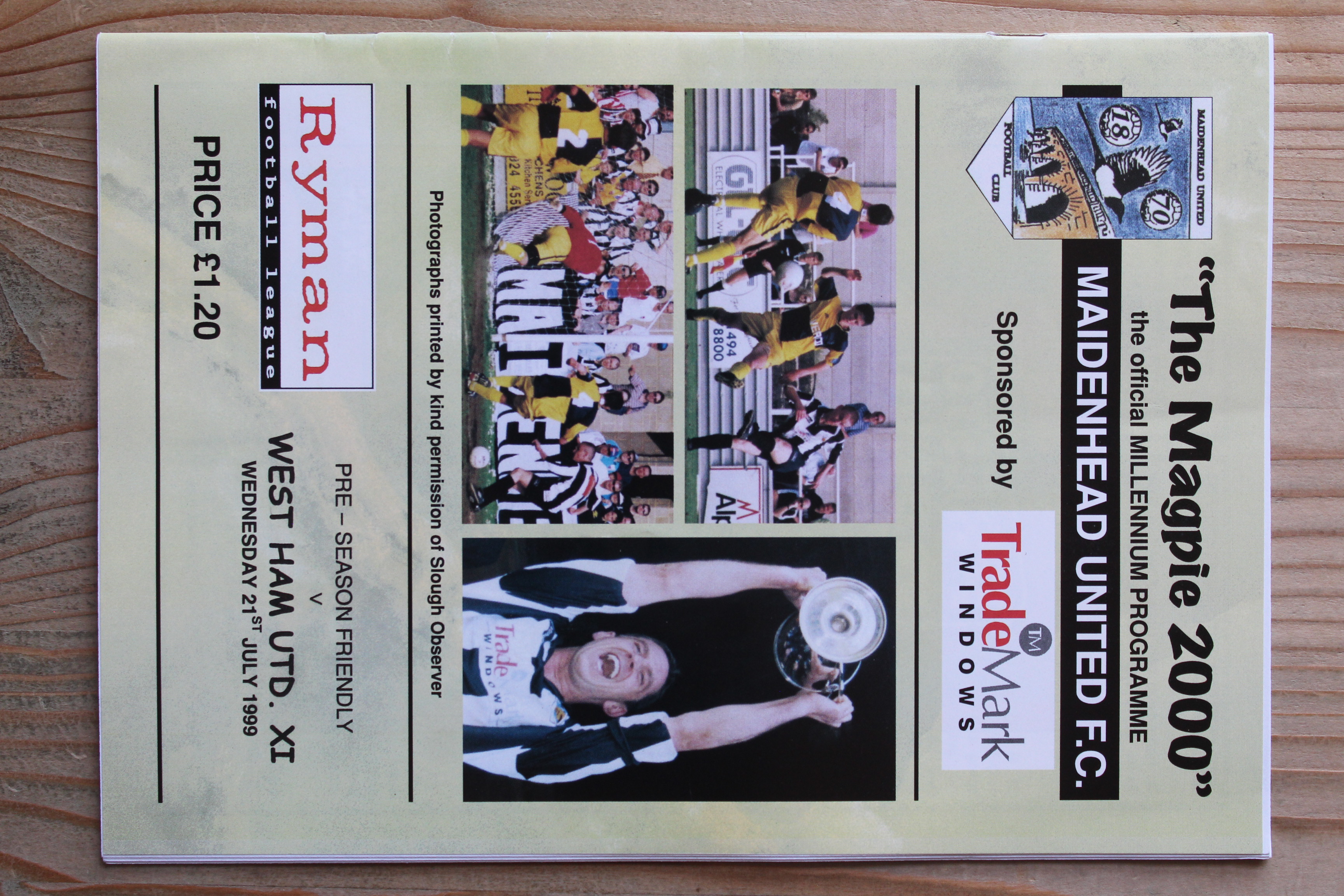 Maidstone United (1992) v West Ham United FC