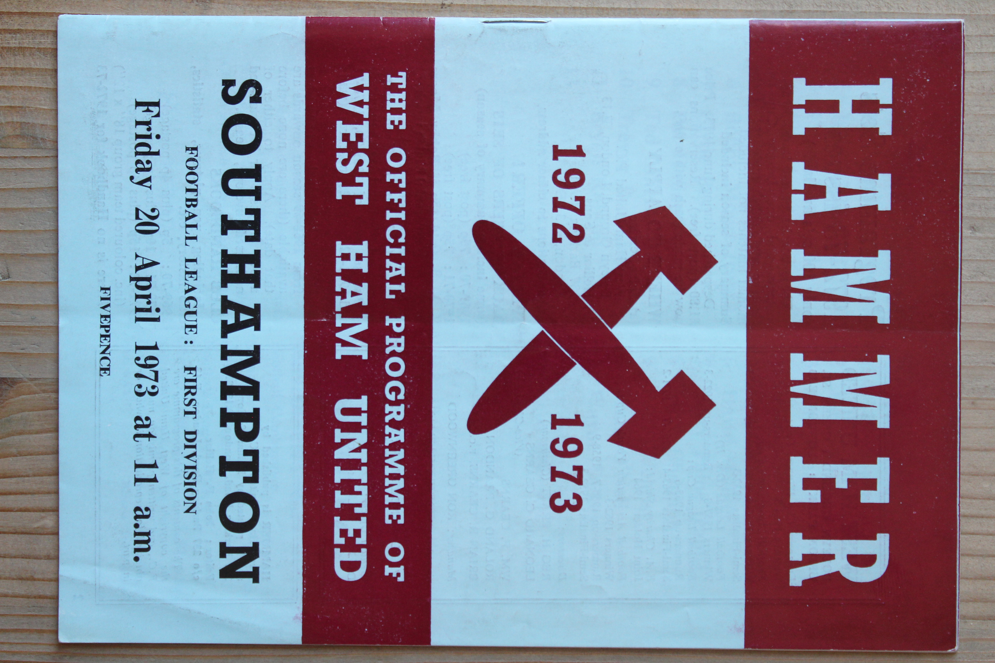 West Ham United FC v Southampton FC