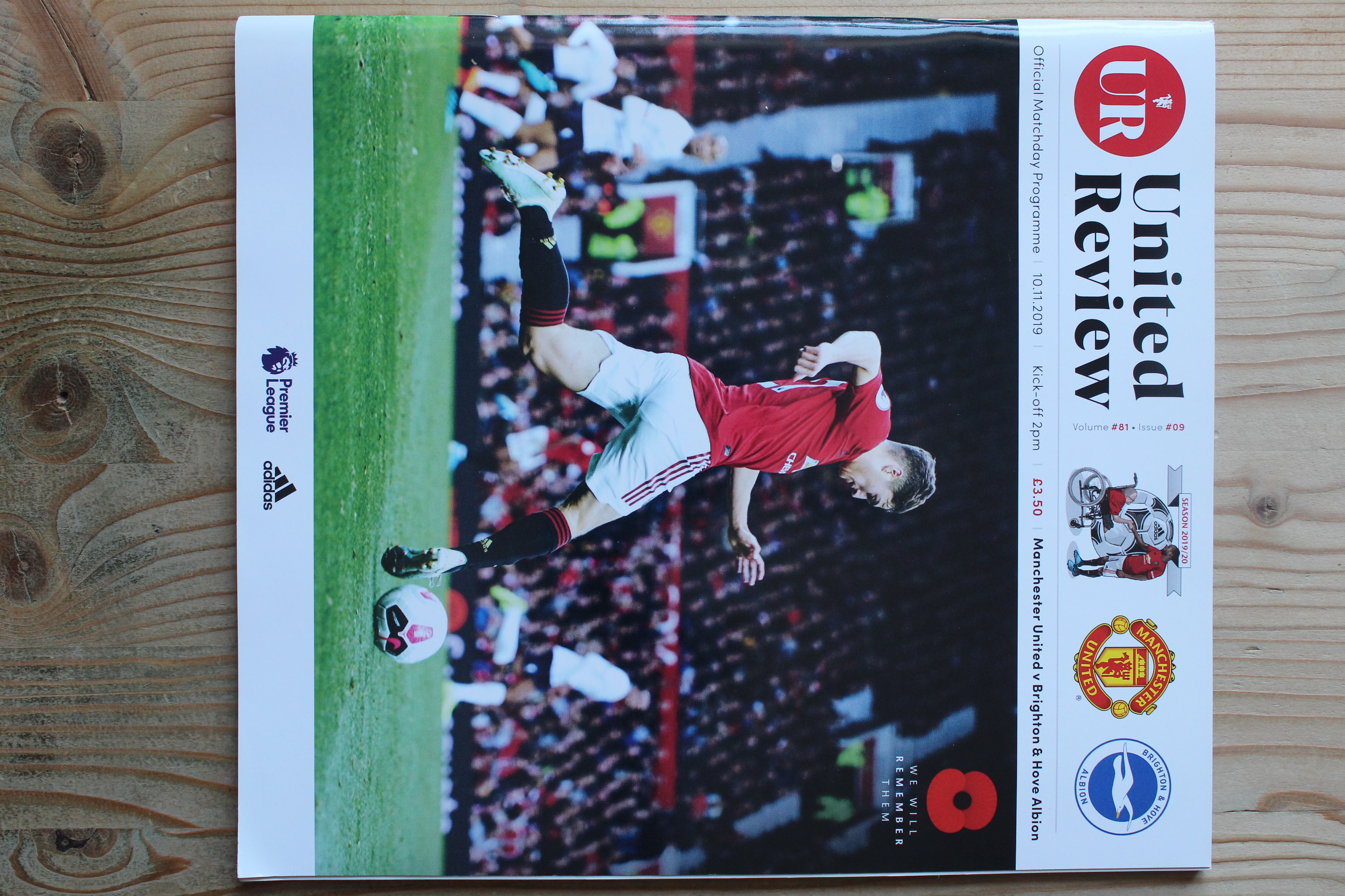 Manchester United FC v Brighton & Hove Albion FC