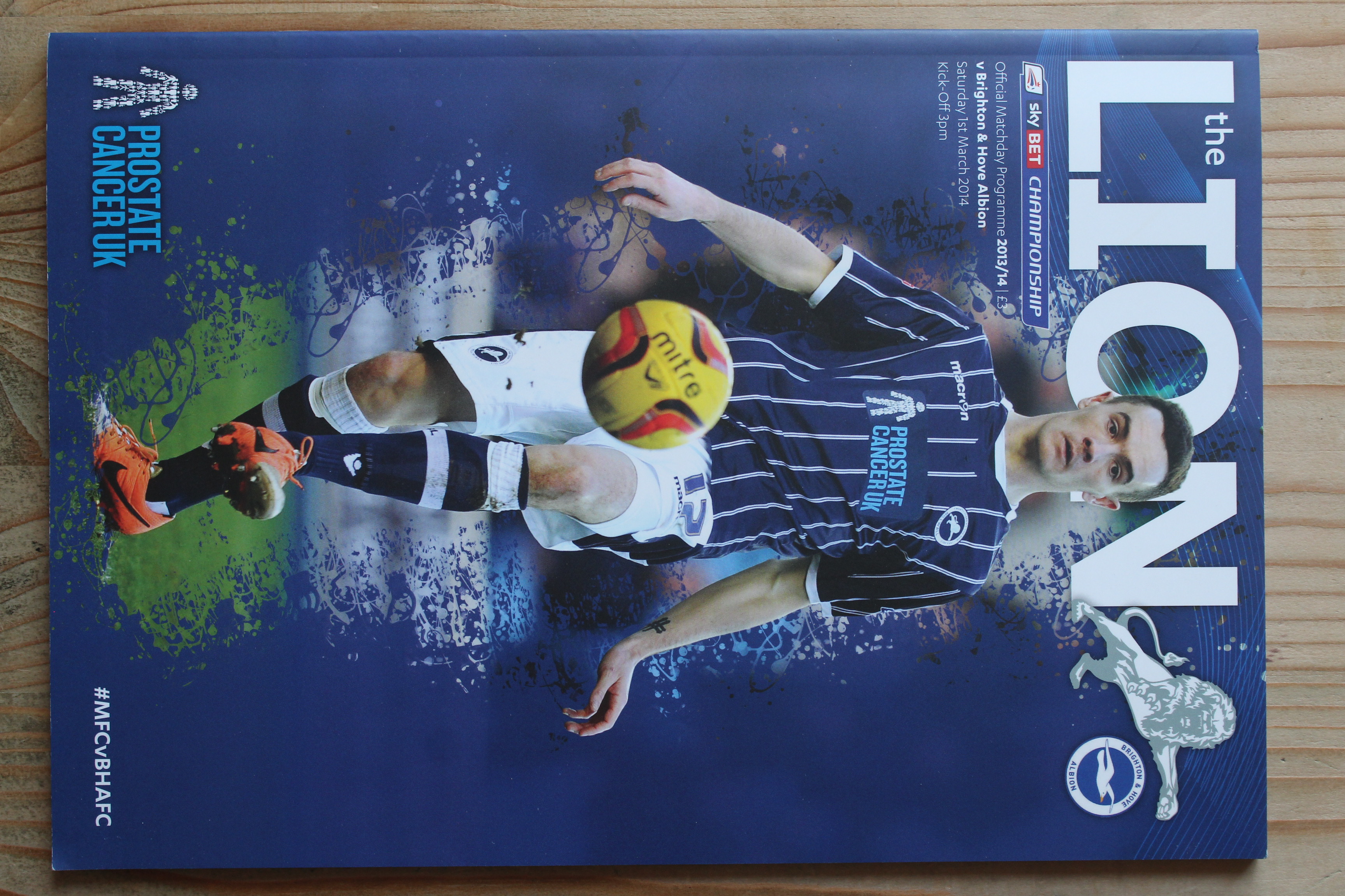 Millwall FC v Brighton & Hove Albion FC