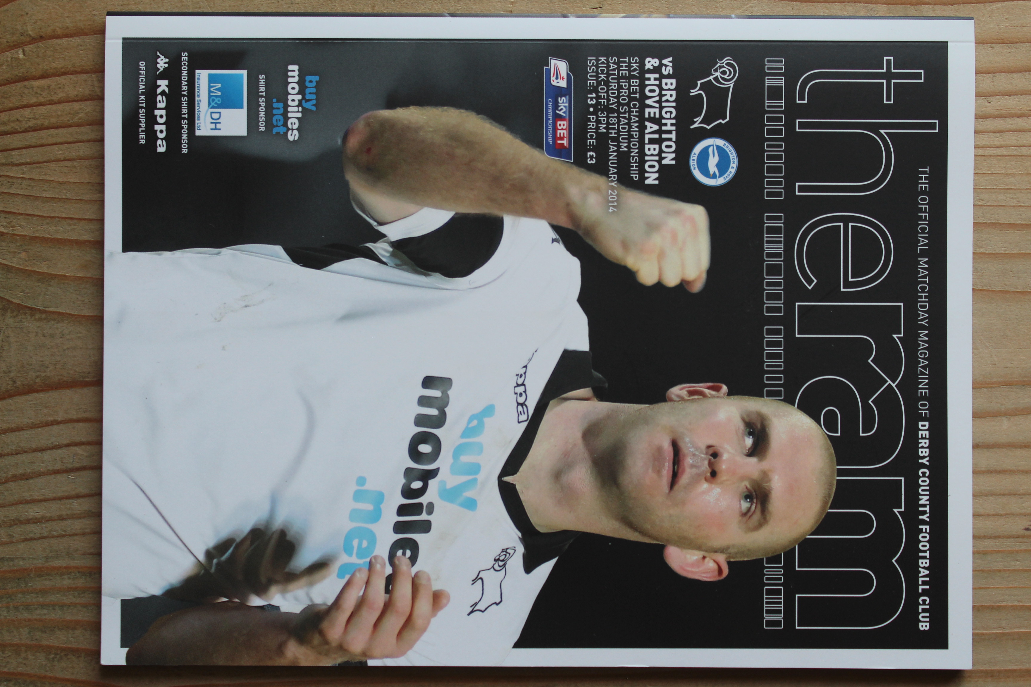 Derby County FC v Brighton & Hove Albion FC