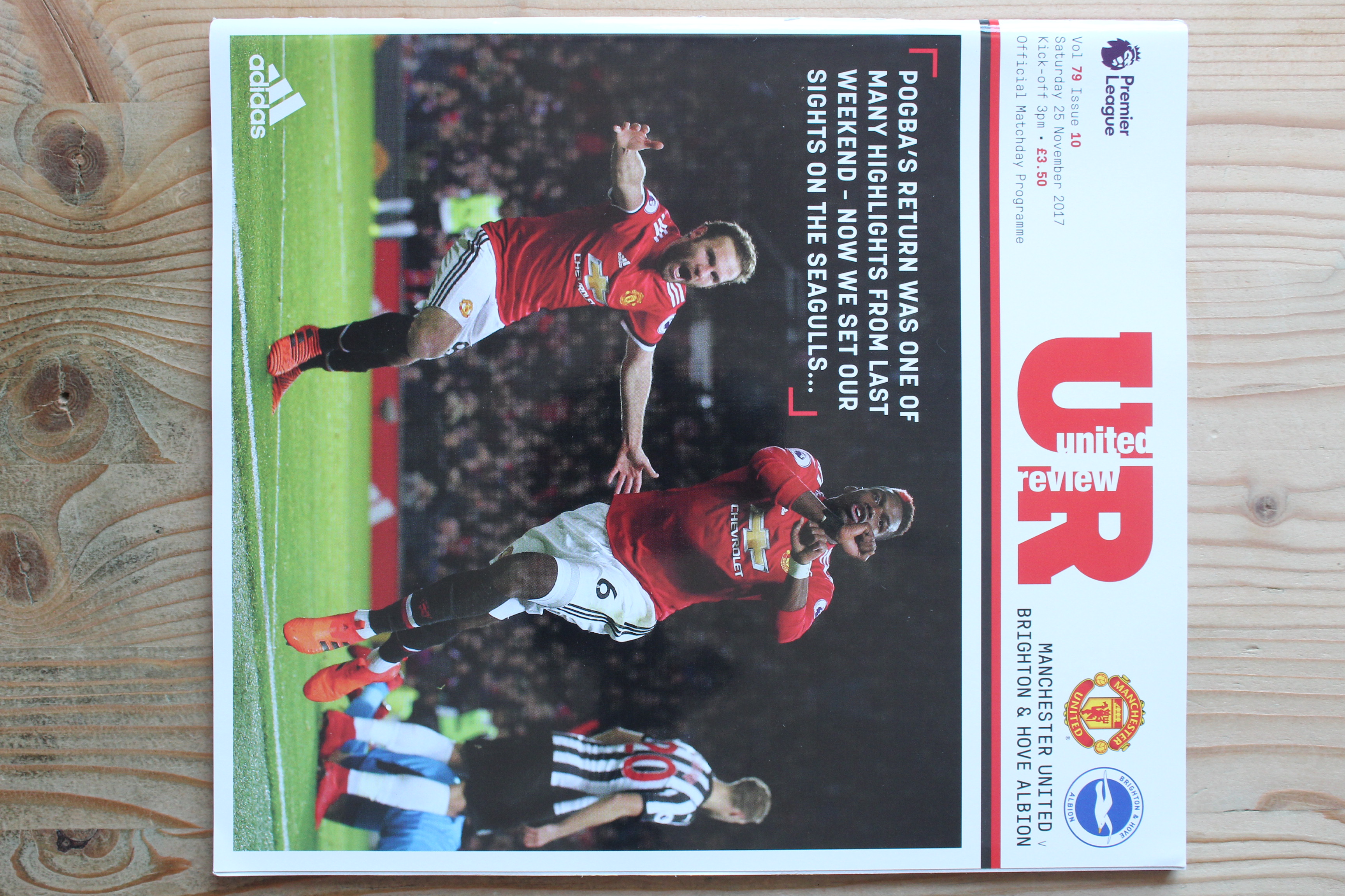 Manchester United FC v Brighton & Hove Albion FC
