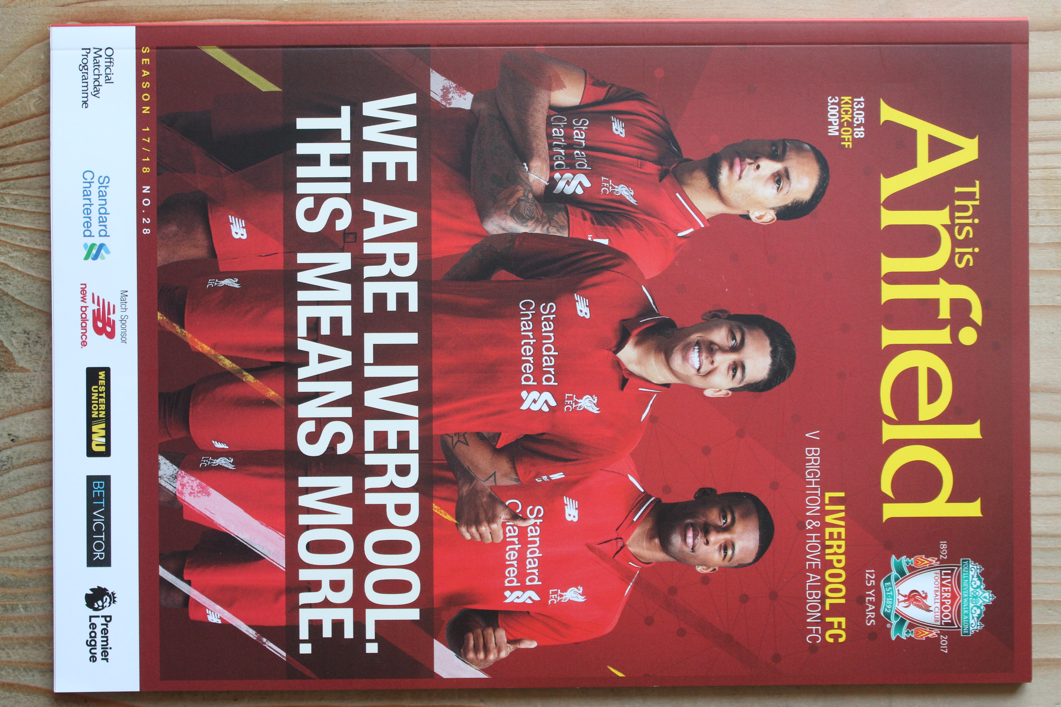 Liverpool FC v Brighton & Hove Albion FC