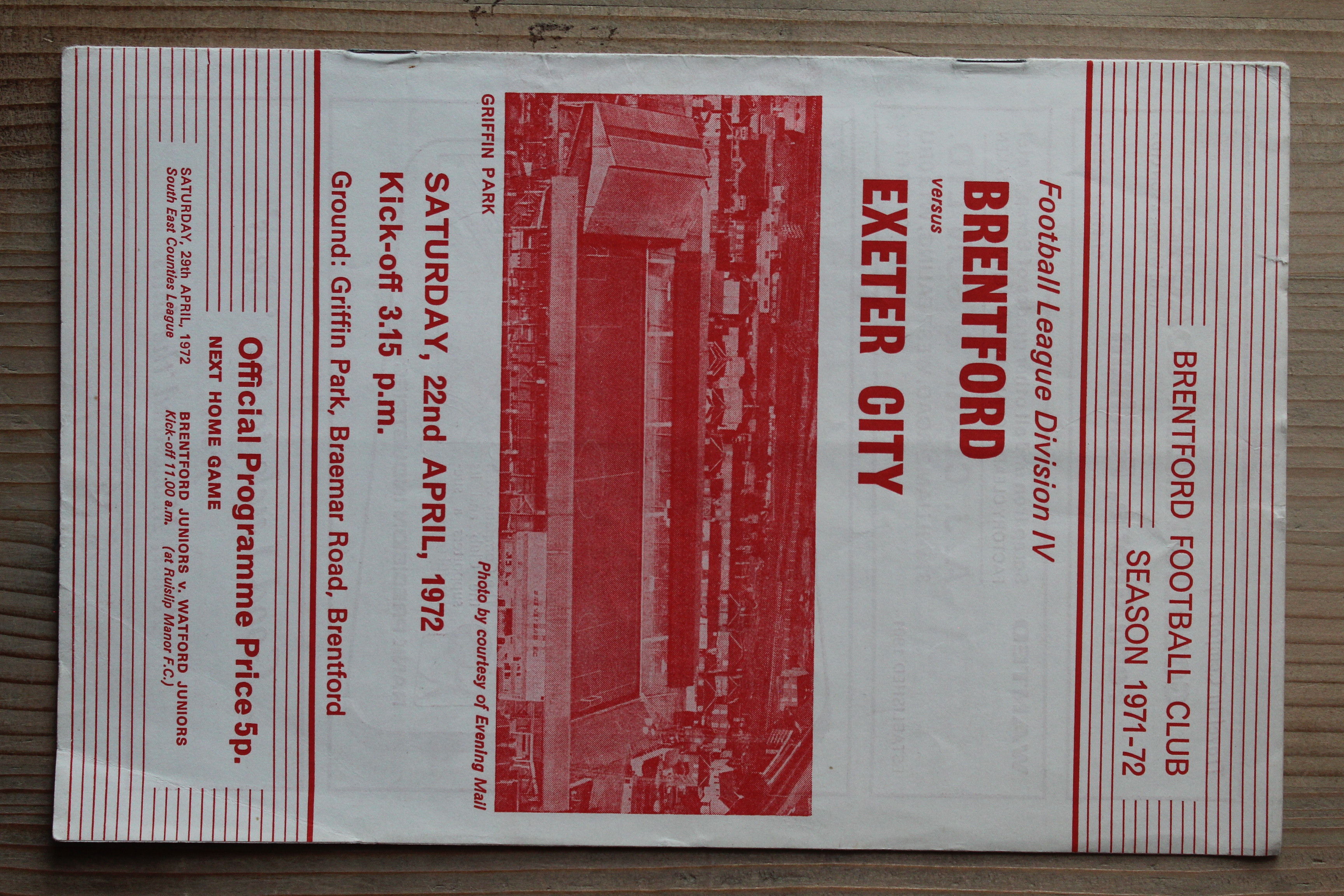 Brentford FC v Exeter City FC