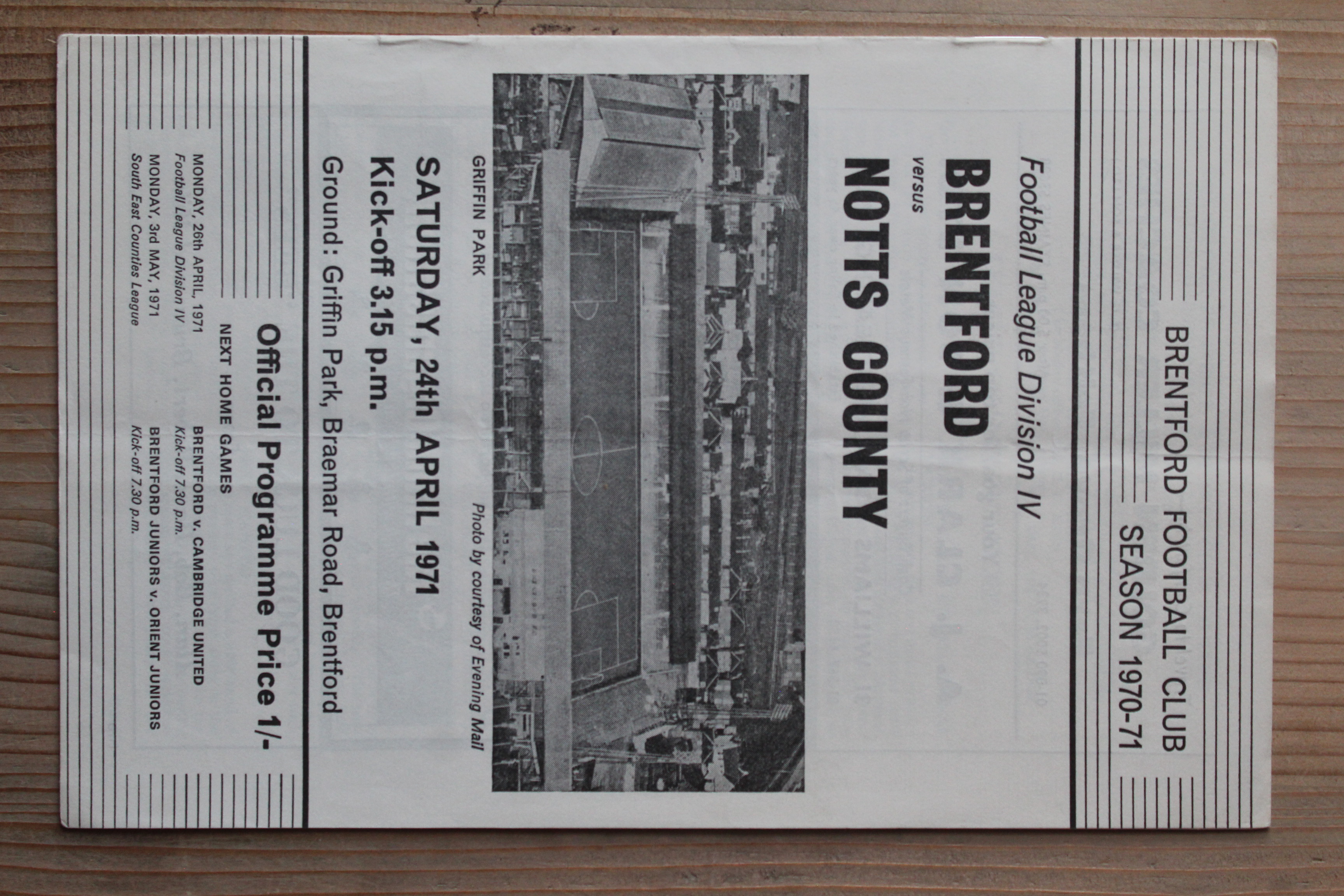Brentford FC v Notts County FC